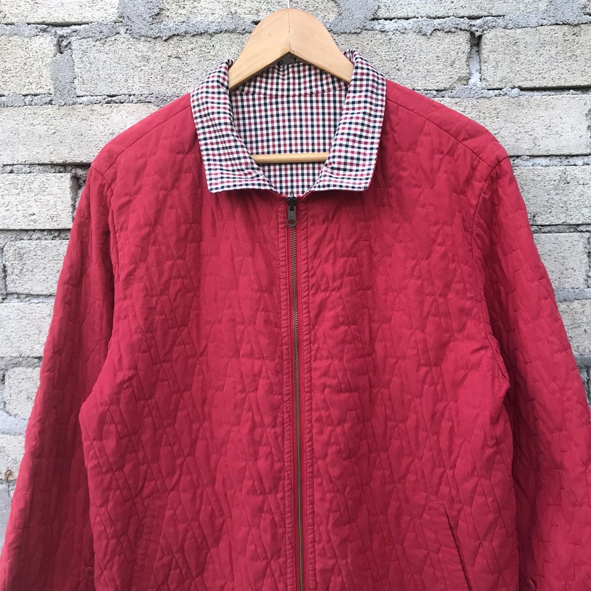 Aquascutum × Vintage REVERSIBLE RARE VINTAGE AQUASCUTUM JACKET Size US L / EU 52-54 / 3 - 5 Thumbnail