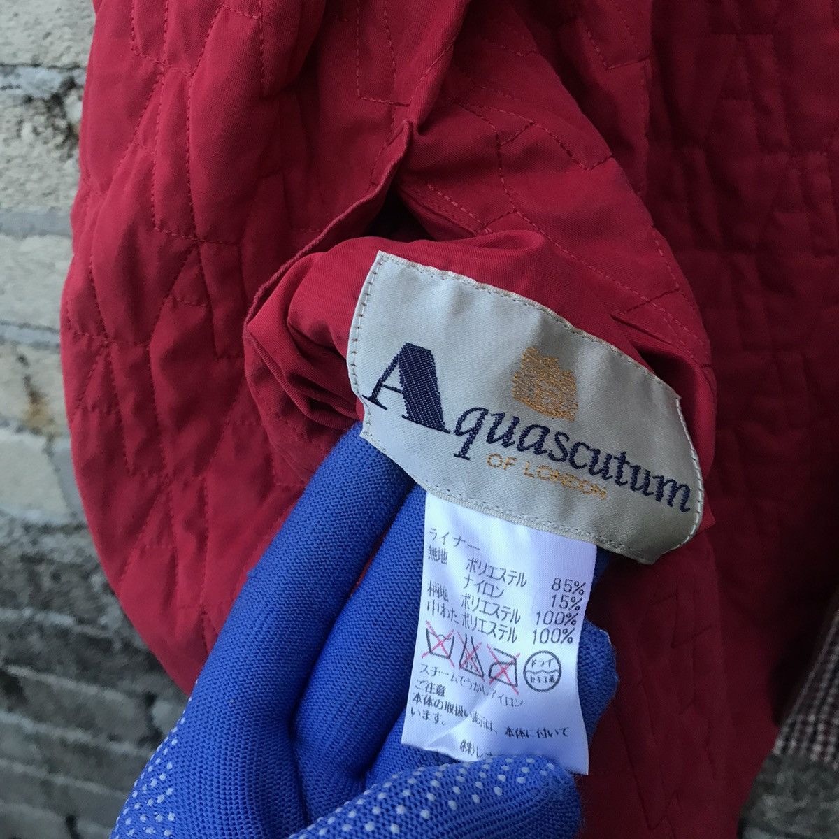 Aquascutum × Vintage REVERSIBLE RARE VINTAGE AQUASCUTUM JACKET Size US L / EU 52-54 / 3 - 11 Thumbnail