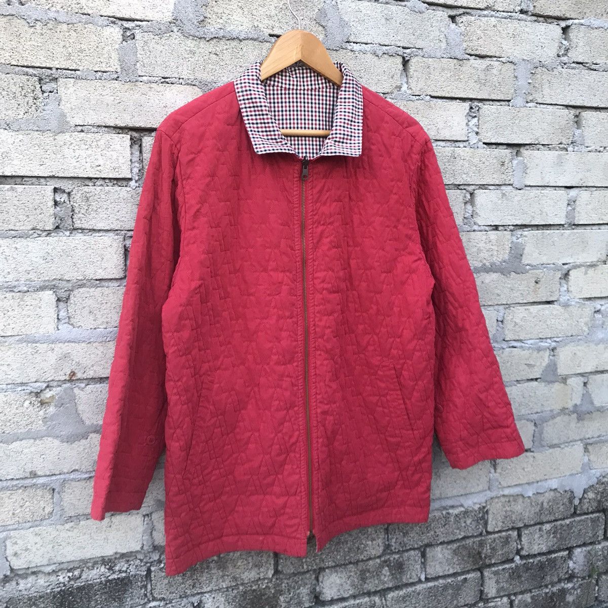 Aquascutum × Vintage REVERSIBLE RARE VINTAGE AQUASCUTUM JACKET Size US L / EU 52-54 / 3 - 4 Thumbnail