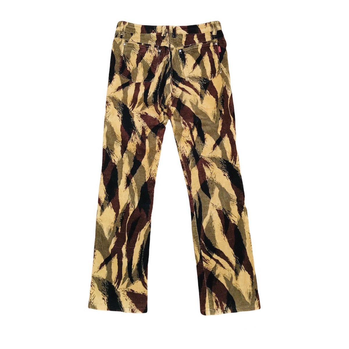 5351 POUR LES HOMMES Vintage Japanese Archive Brushstroke Camo Corduroy Pants Size US 28 / EU 44 - 4 Thumbnail