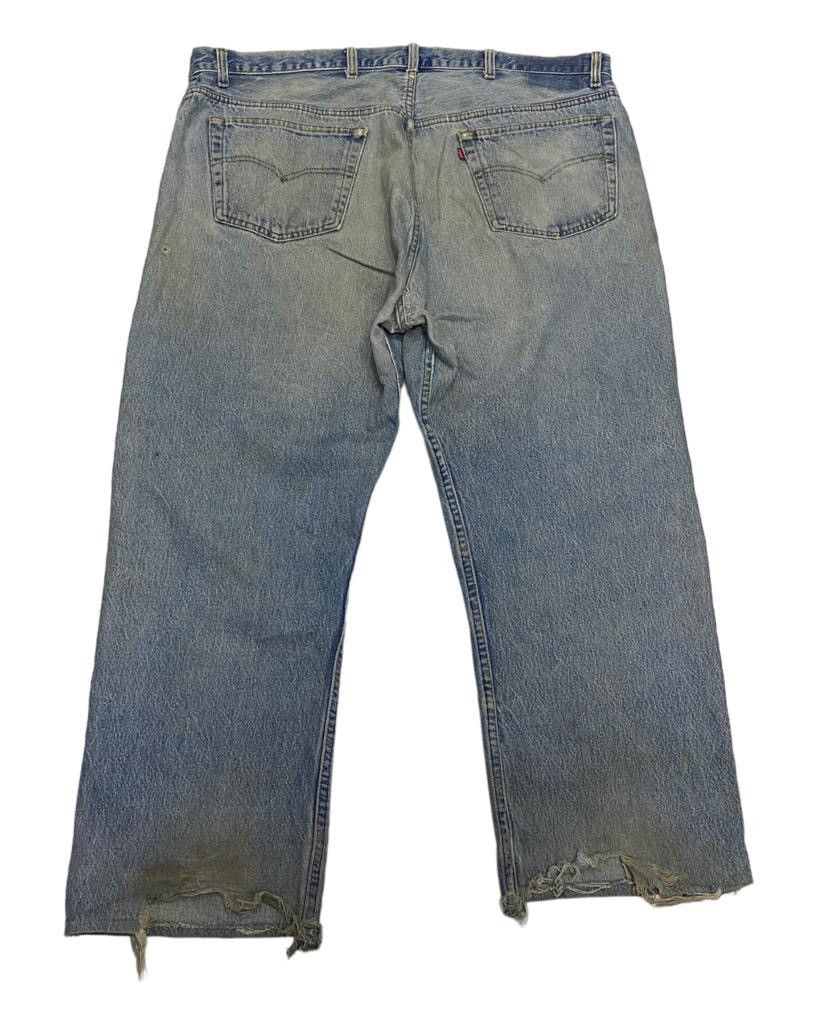 Levi's Vintage Clothing VINTAGE LEVIS 501 MADE IN USA DISTRESSED BAGGY DENIM PANTS Size US 42 / EU 58 - 3 Thumbnail