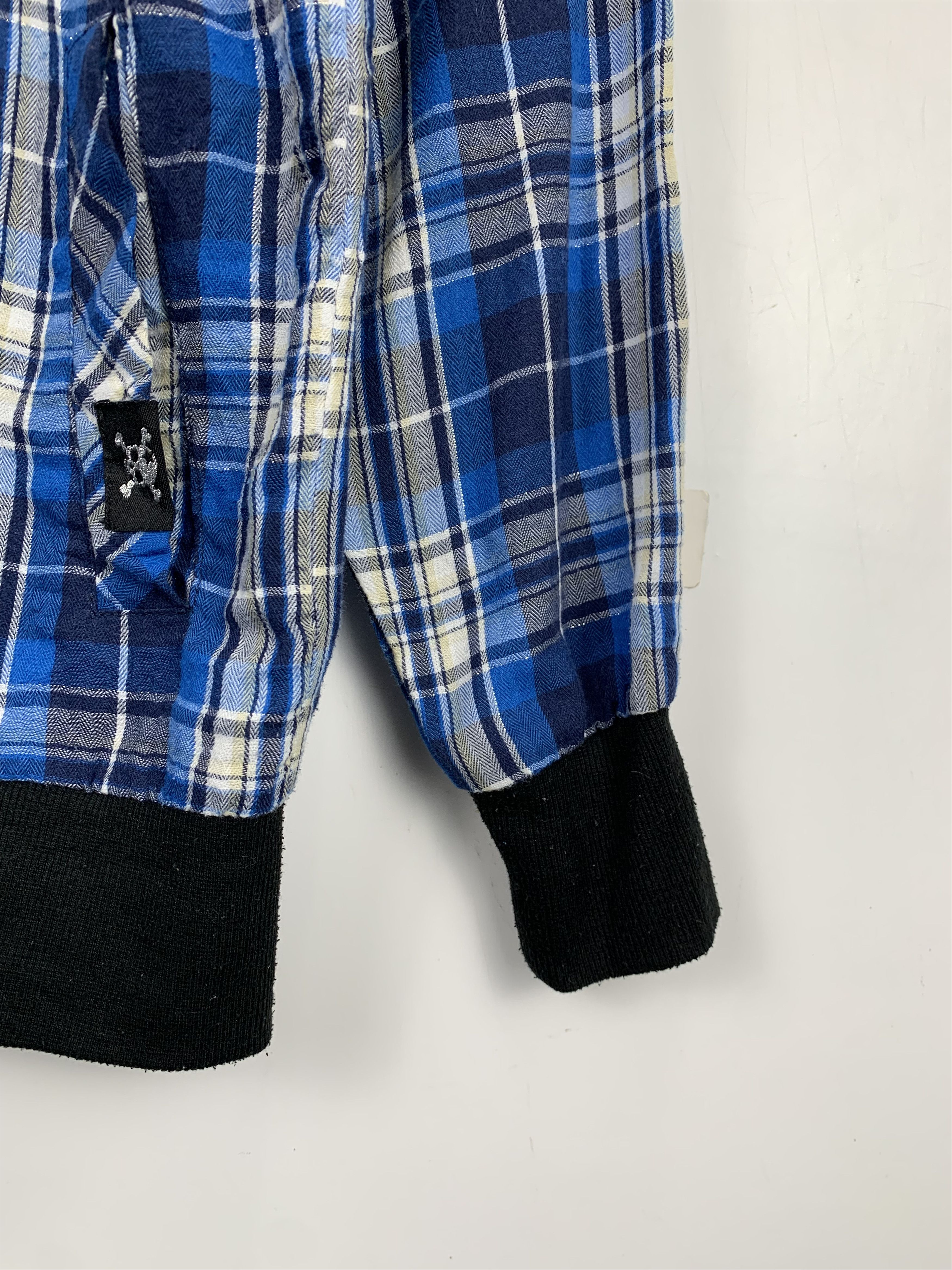 Japanese Brand Vintage Japanese Brand Checkered Jacket With Hoodie J0269 Size US S / EU 44-46 / 1 - 3 Thumbnail