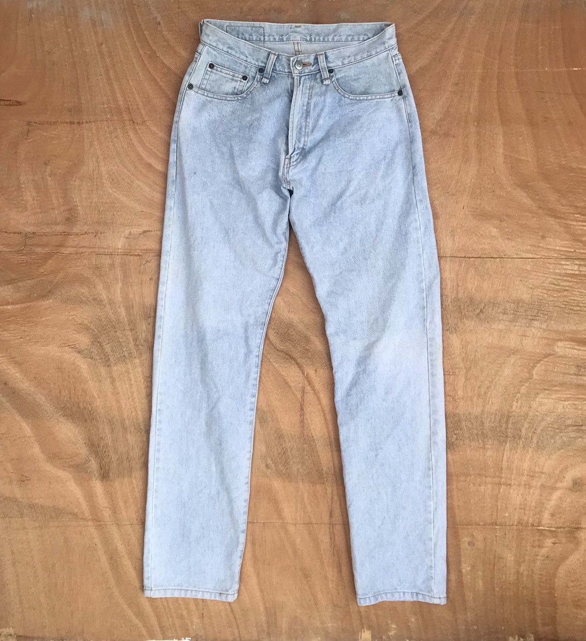 image of Spellbound Lightwash Scovill Buttom Waist 28” in Blue, Men's
