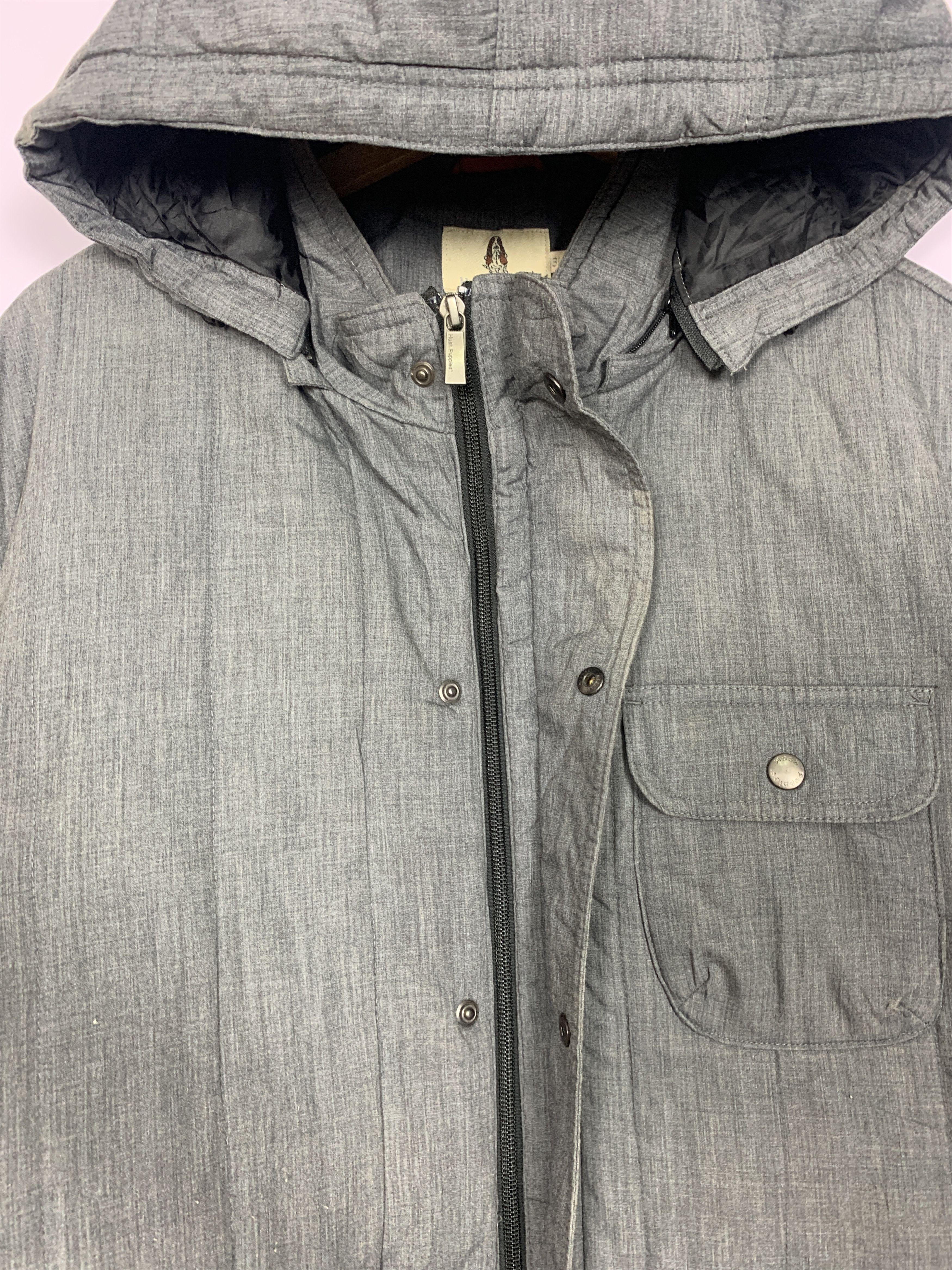 Hush Puppies Vintage HUSH PUPPIES Cotton Multi Pocket Hoodie Jacket J0244 Size US M / EU 48-50 / 2 - 7 Thumbnail