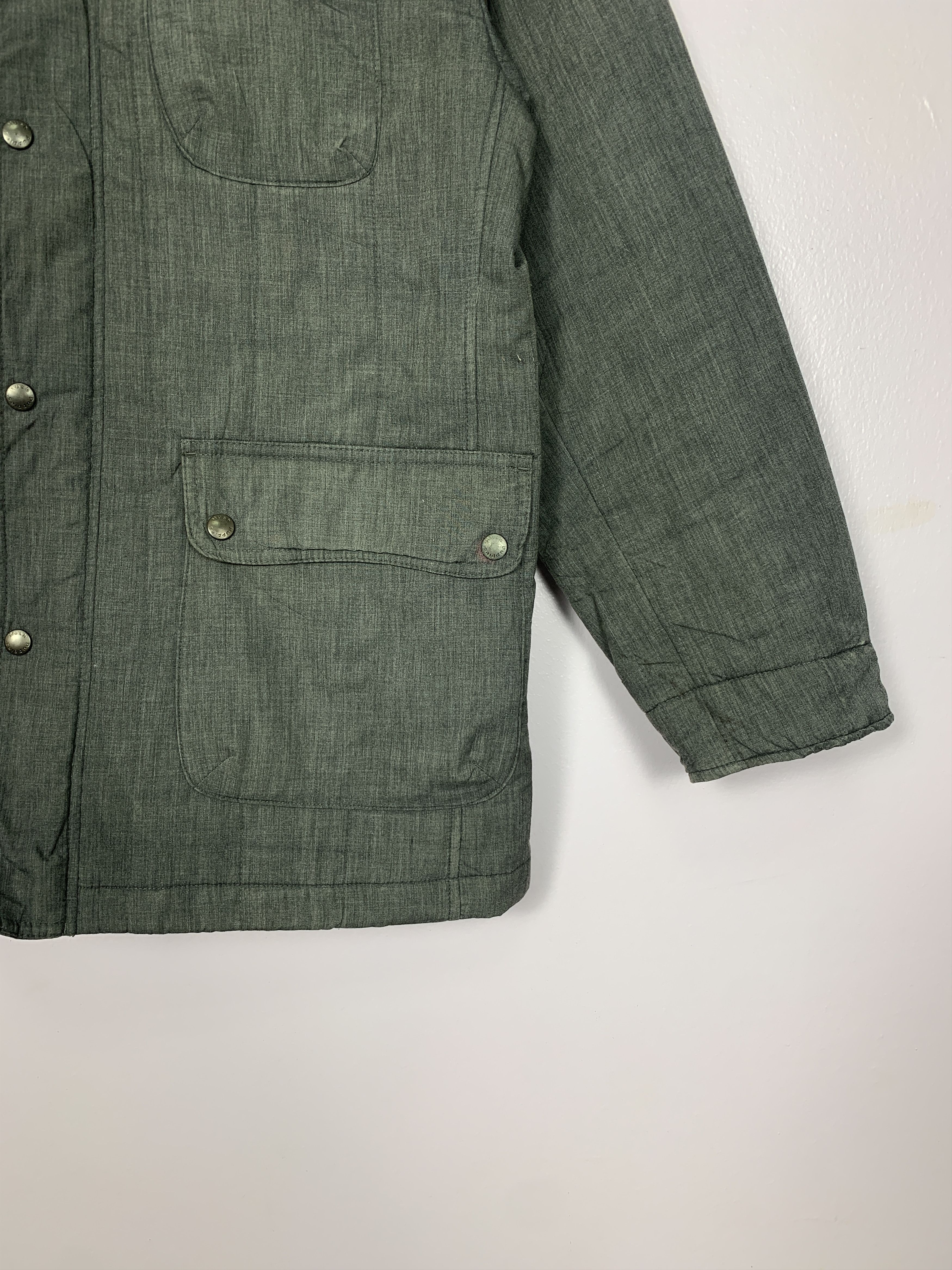 Hush Puppies Vintage HUSH PUPPIES Cotton Multi Pocket Hoodie Jacket J0244 Size US M / EU 48-50 / 2 - 4 Thumbnail