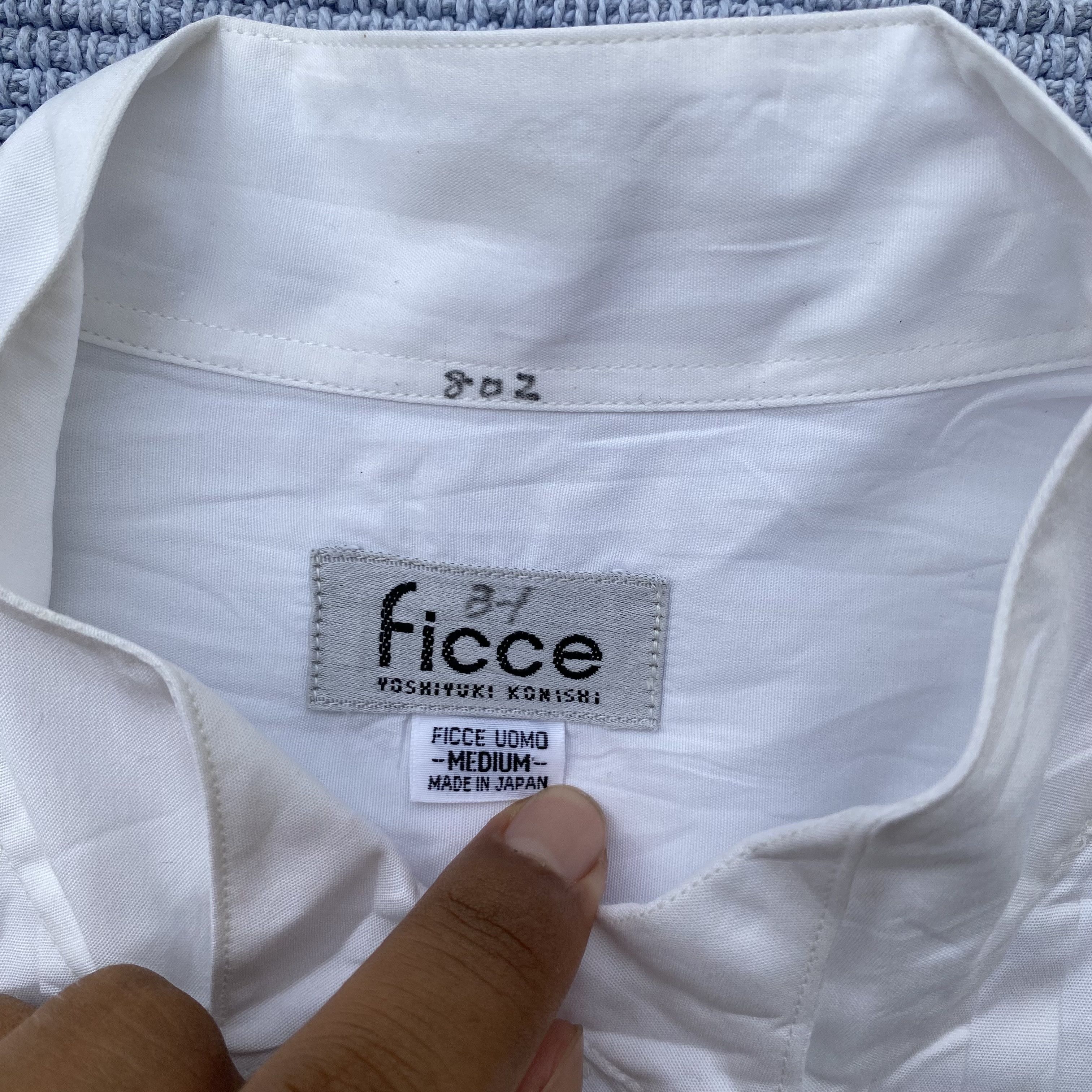 Yoshiyuki Konishi white button up Size US M / EU 48-50 / 2 - 2 Thumbnail