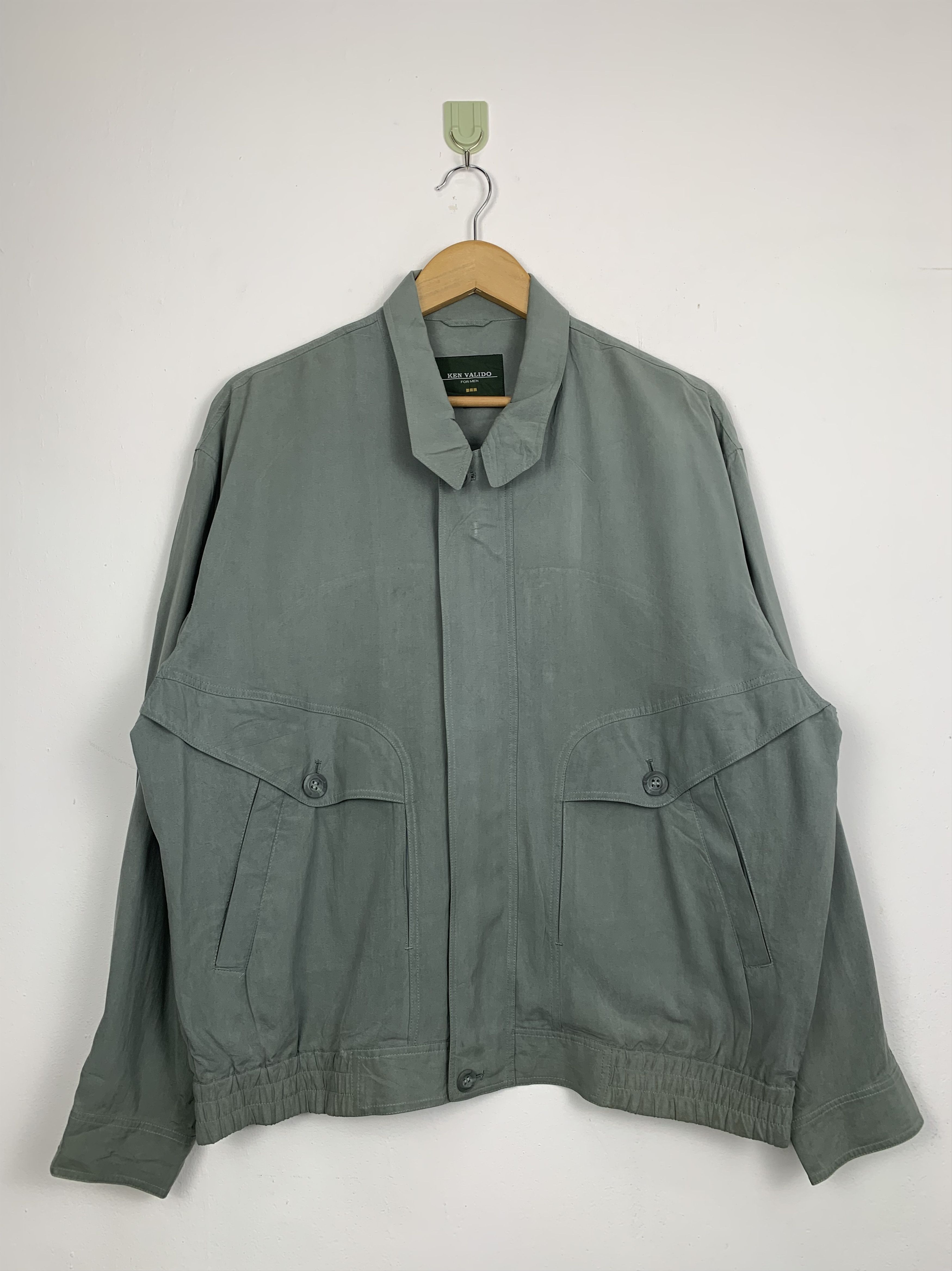 Japanese Brand Vintage KEN VALIDO Workwear Zip Jacket J0712 Size US L / EU 52-54 / 3 - 1 Thumbnail