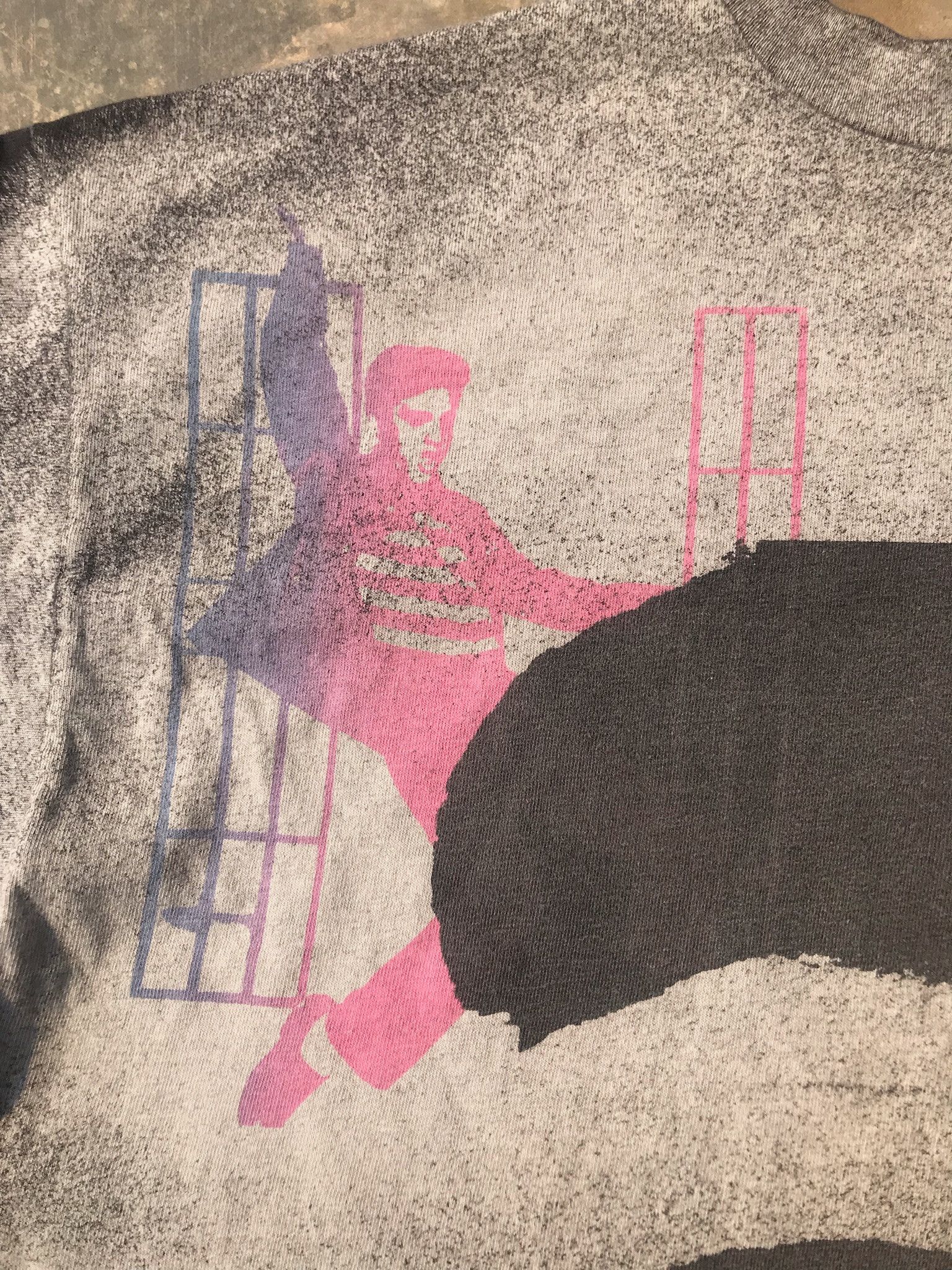 Band Tees × Vintage Vintage 90s Elvis Presley Acid Wash T Shirt Size US L / EU 52-54 / 3 - 4 Thumbnail