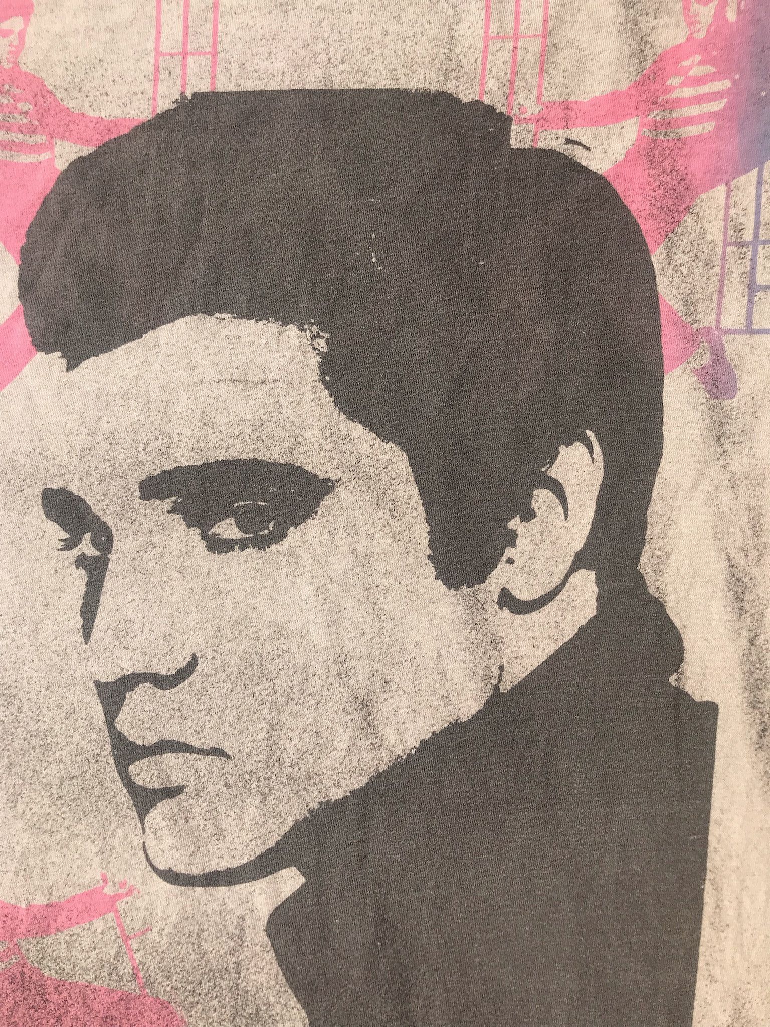 Band Tees × Vintage Vintage 90s Elvis Presley Acid Wash T Shirt Size US L / EU 52-54 / 3 - 3 Thumbnail