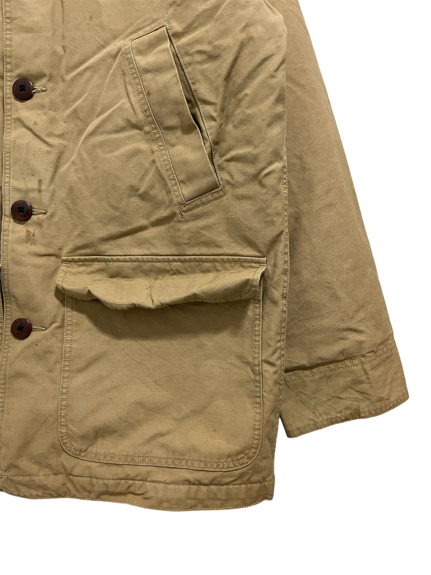 L.L. Bean × Vintage Vintage L.L Bean Lined Chore Distressed Jacket Size US M / EU 48-50 / 2 - 2 Thumbnail