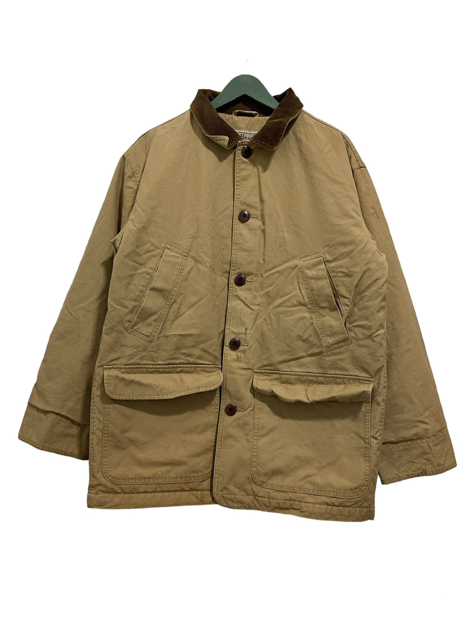 L.L. Bean × Vintage Vintage L.L Bean Lined Chore Distressed Jacket Size US M / EU 48-50 / 2 - 1 Thumbnail