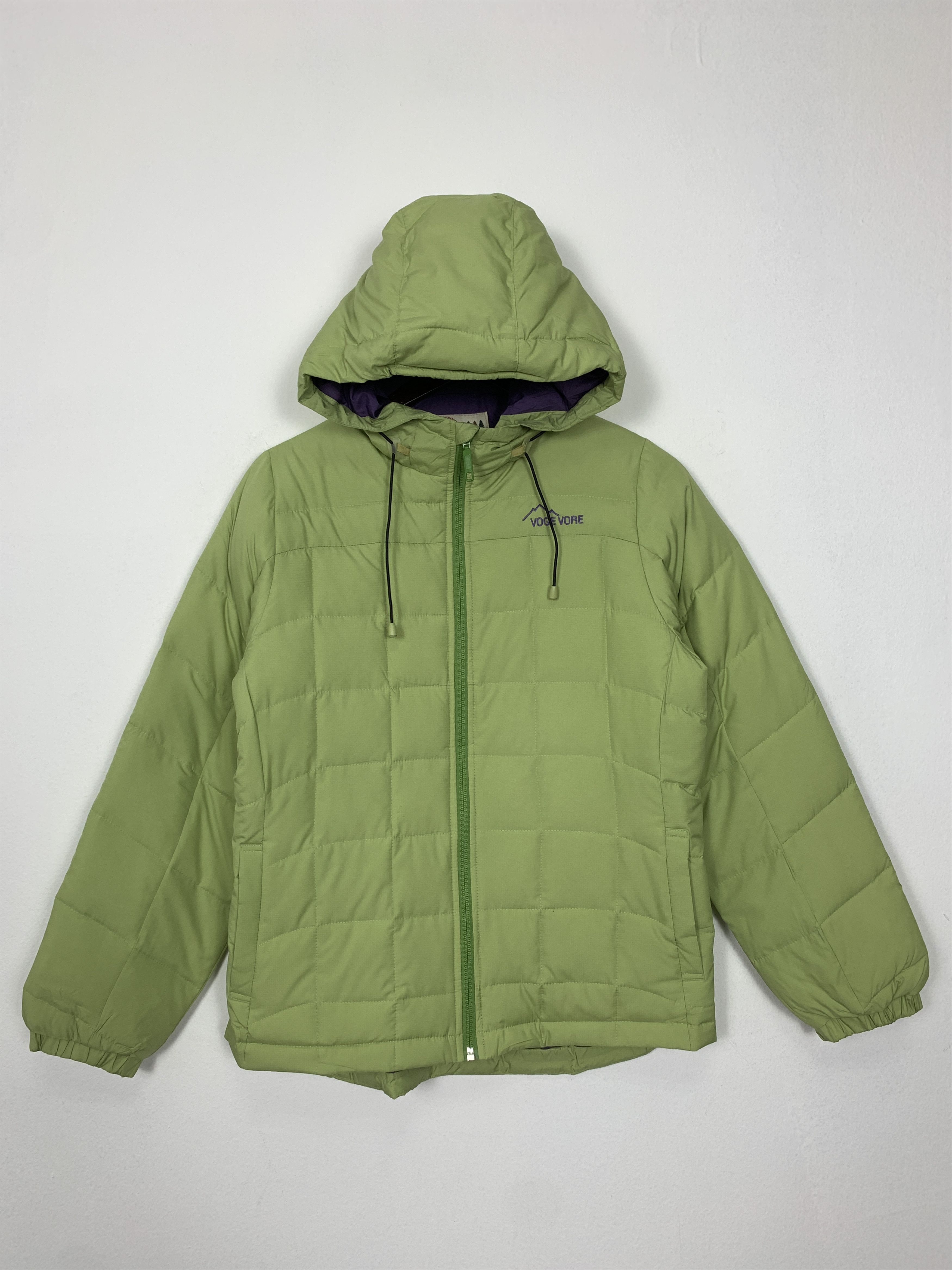 Japanese Brand × Vintage Vintage VOGE VORE Quilted Hoodie Jacket Size US S / EU 44-46 / 1 - 1 Thumbnail