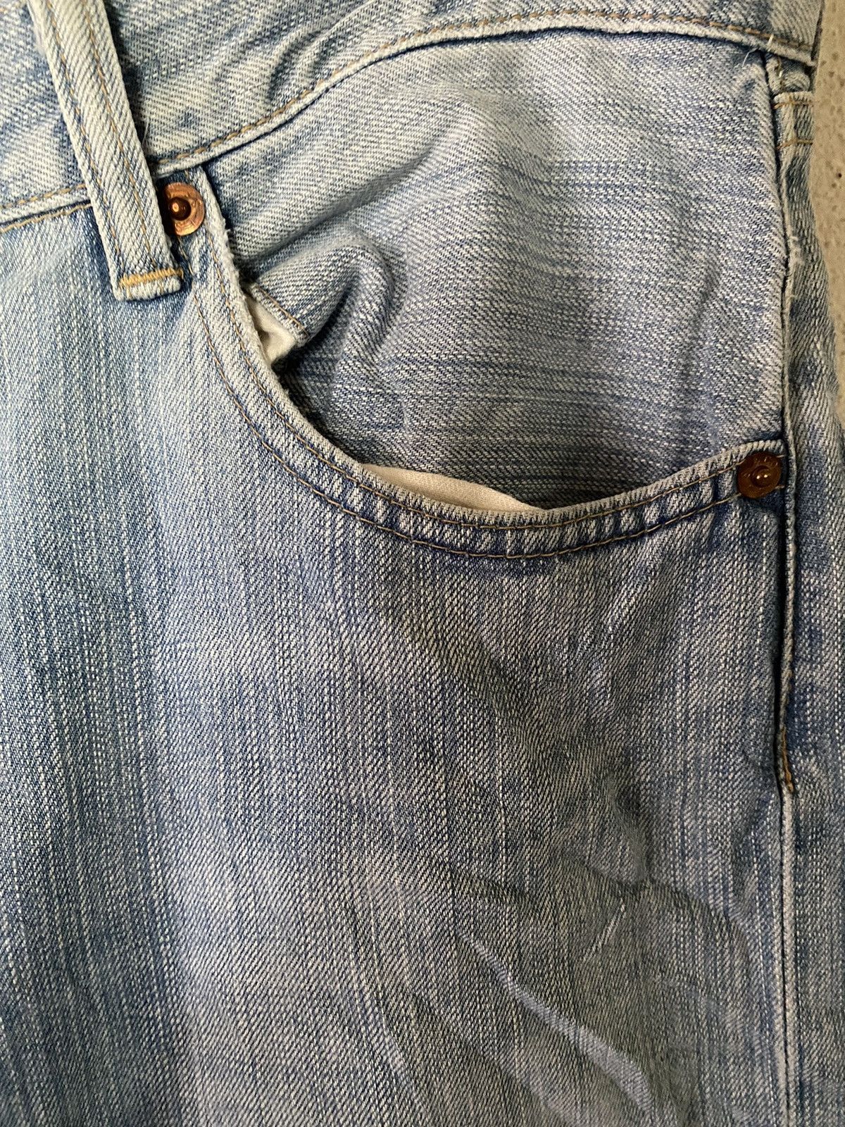 Japanese Brand × Levi's × Levi's Vintage Clothing Vintage Levi’s 510 distressed denim Size US 31 - 4 Thumbnail