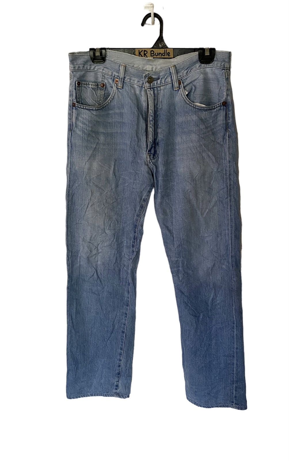 image of Levis x Levis Vintage Clothing Vintage Levi’S 510 Distressed Denim in Blue, Men's (Size 31)