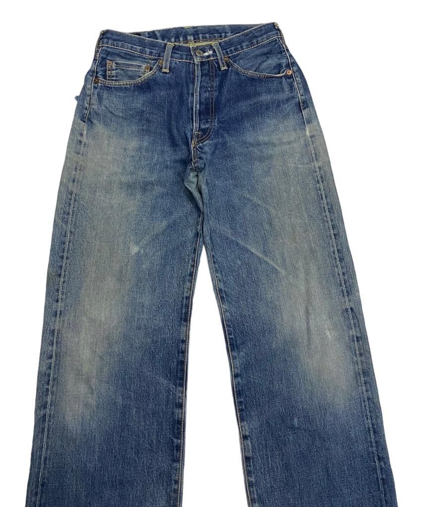 Kapital VINTAGE RED SELVEDGE JAPAN DISTRESSED DENIM SELVEDGE PANTS Size US 29 - 3 Thumbnail