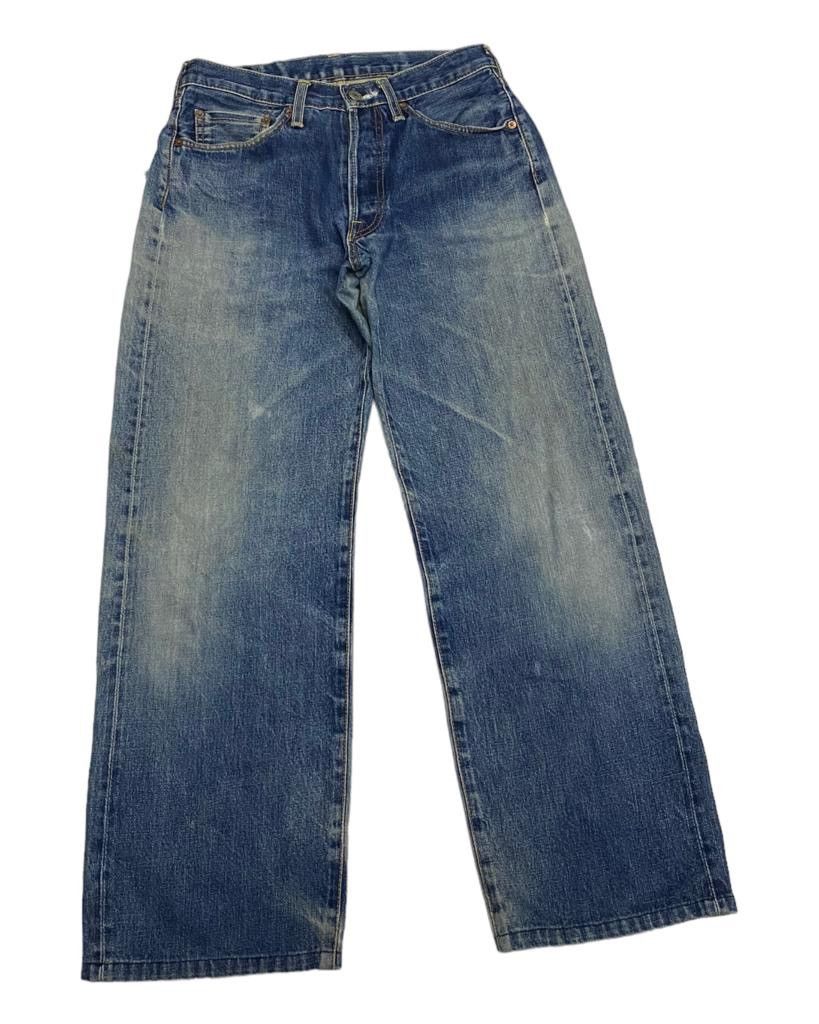 Kapital VINTAGE RED SELVEDGE JAPAN DISTRESSED DENIM SELVEDGE PANTS Size US 29 - 6 Thumbnail