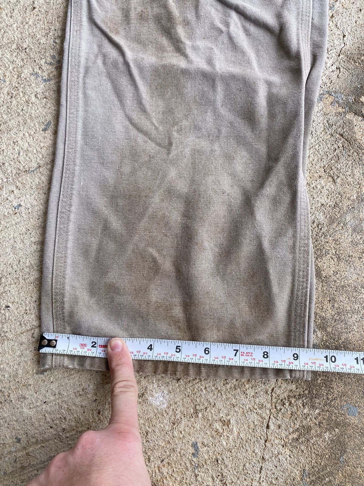 Carhartt × Vintage Vintage Y2K Carhartt Distressed Grunge Stained Pants Size US 32 / EU 48 - 17 Thumbnail