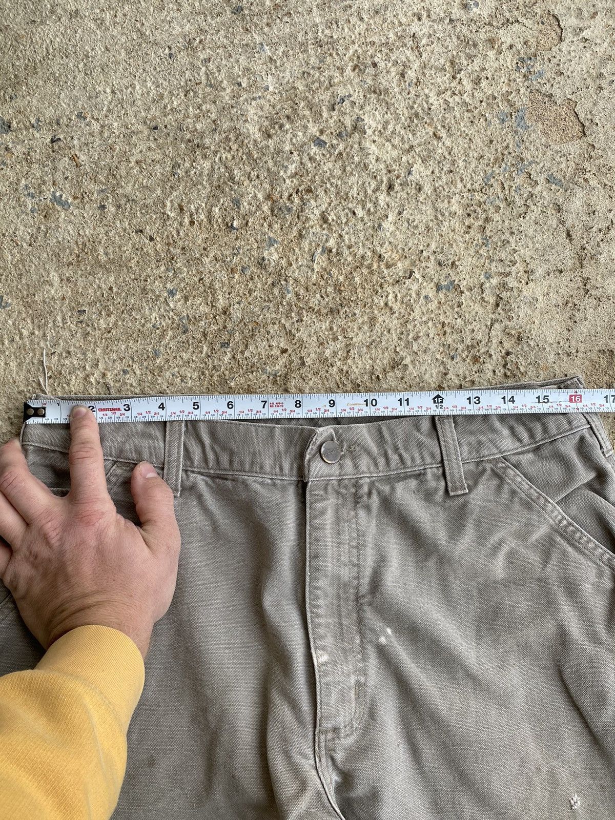 Carhartt × Vintage Vintage Y2K Carhartt Distressed Grunge Stained Pants Size US 32 / EU 48 - 14 Thumbnail
