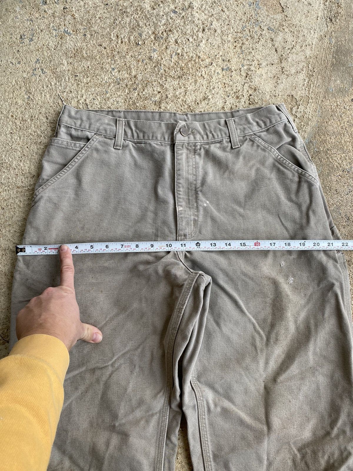 Carhartt × Vintage Vintage Y2K Carhartt Distressed Grunge Stained Pants Size US 32 / EU 48 - 15 Thumbnail