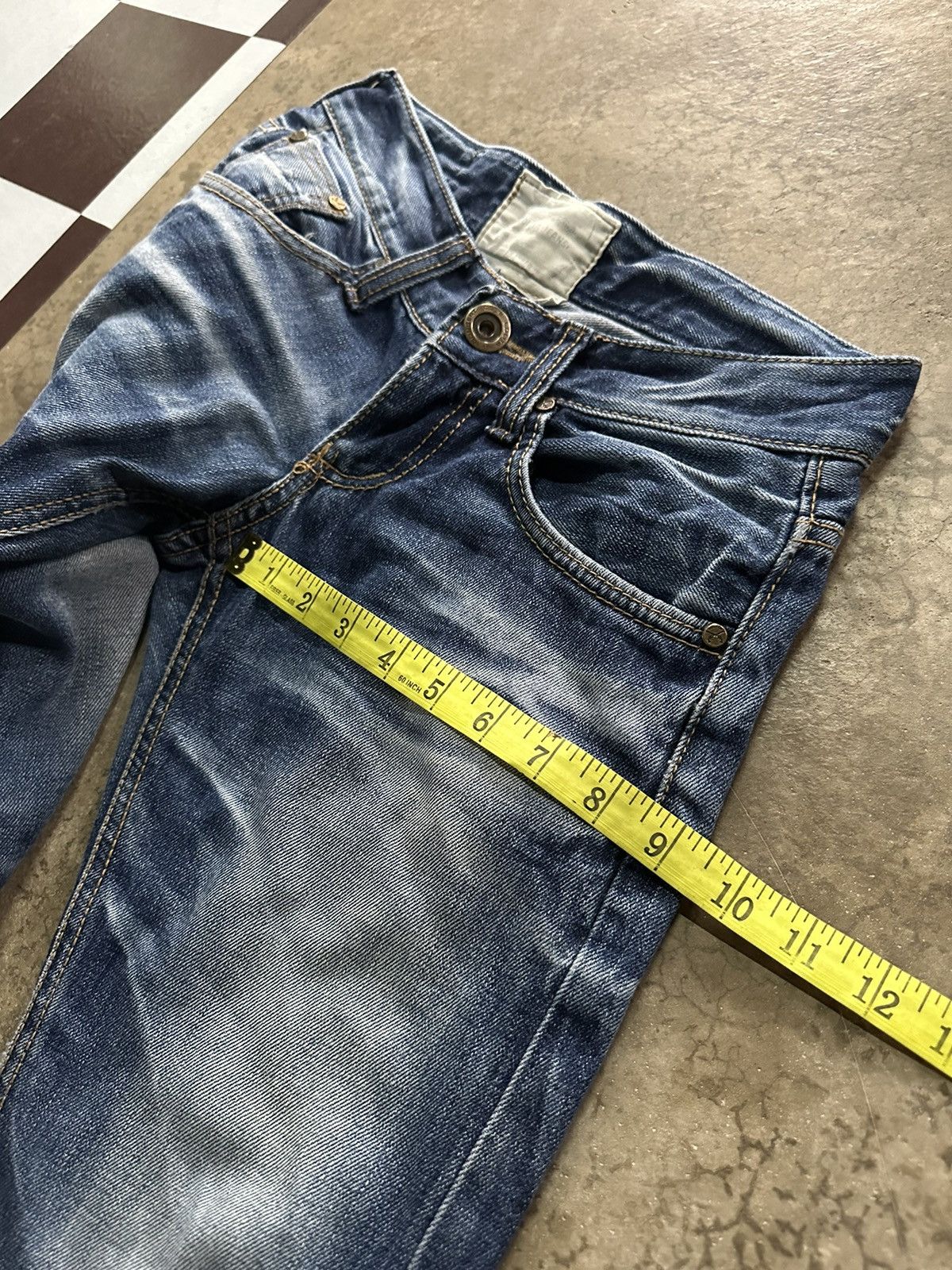 Hysteric Glamour Lolita rusty wash blue denim jeans Size 28" / US 6 / IT 42 - 12 Thumbnail