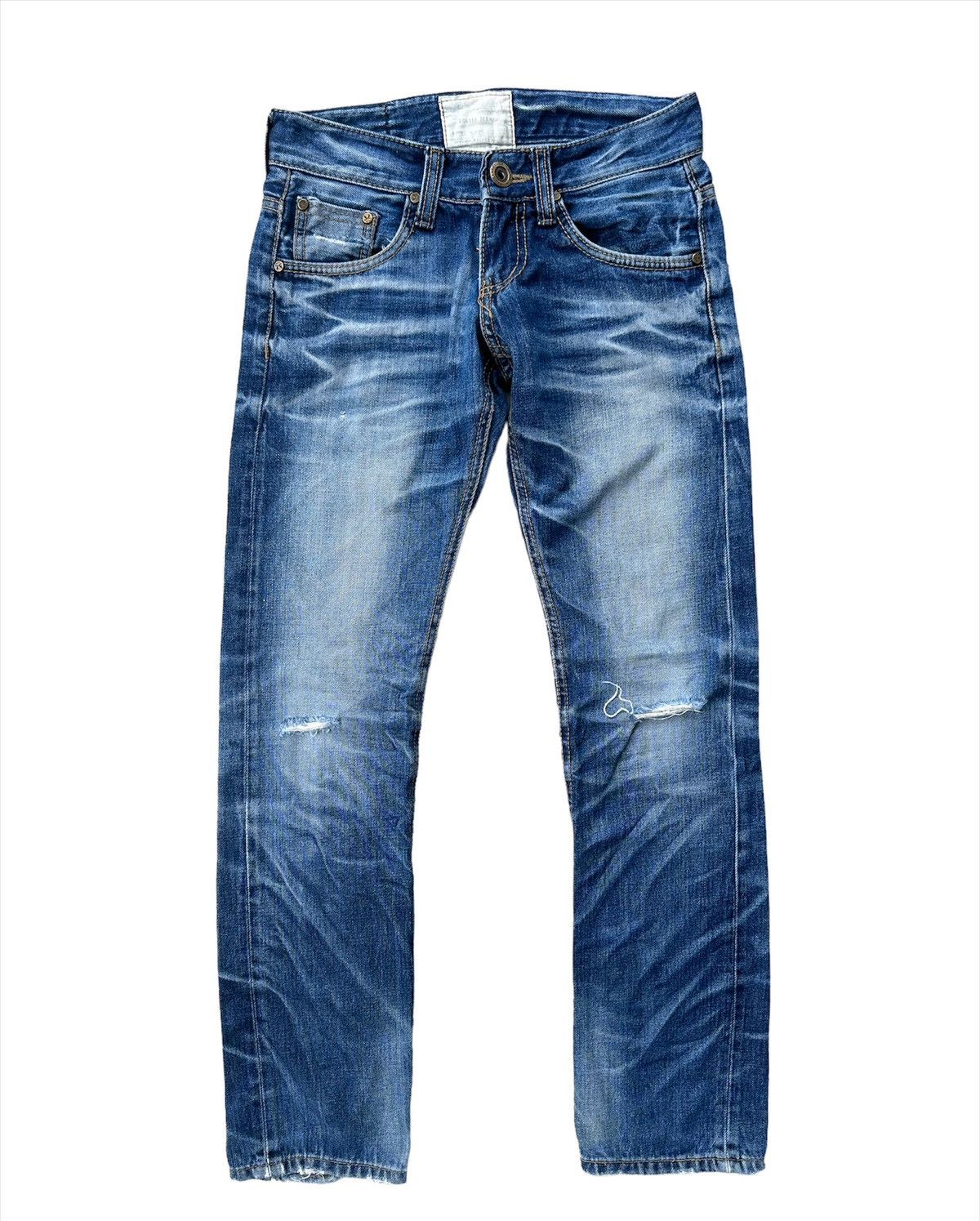 Hysteric Glamour Lolita rusty wash blue denim jeans Size 28" / US 6 / IT 42 - 3 Thumbnail