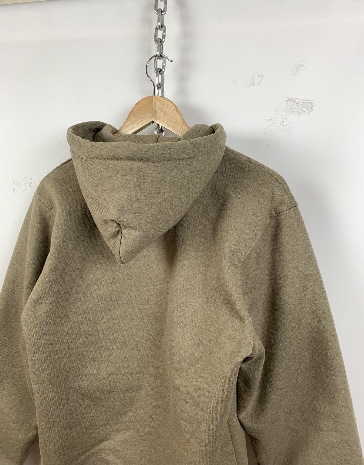Carhartt 90s Vintage Carhartt Made In USA Zip Beige Hoodie Jacket Size US M / EU 48-50 / 2 - 13 Thumbnail