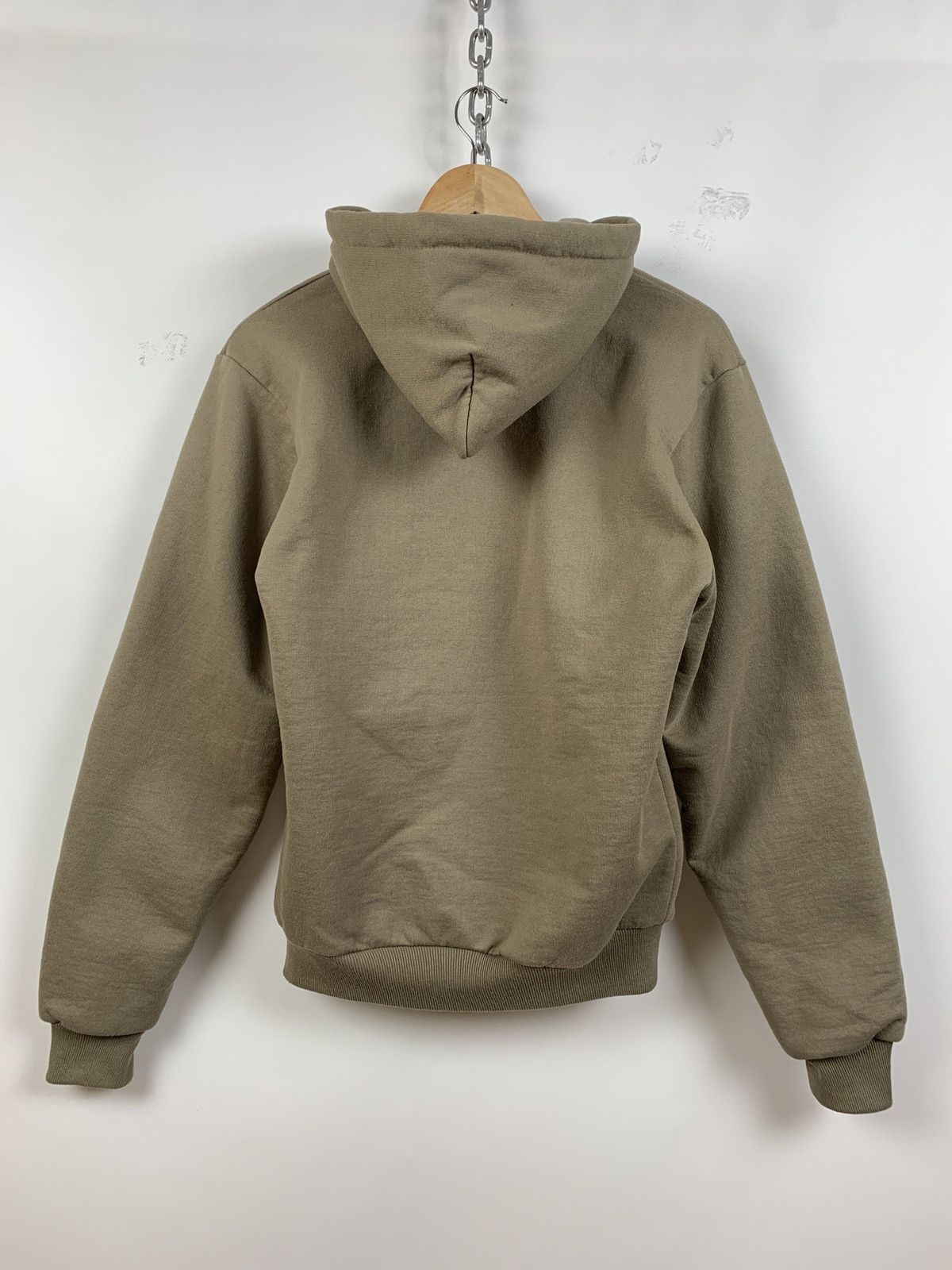 Carhartt 90s Vintage Carhartt Made In USA Zip Beige Hoodie Jacket Size US M / EU 48-50 / 2 - 3 Thumbnail