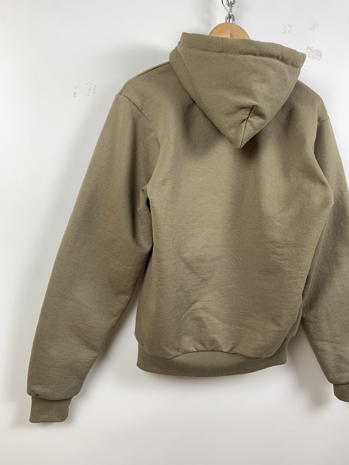 Carhartt 90s Vintage Carhartt Made In USA Zip Beige Hoodie Jacket Size US M / EU 48-50 / 2 - 12 Thumbnail