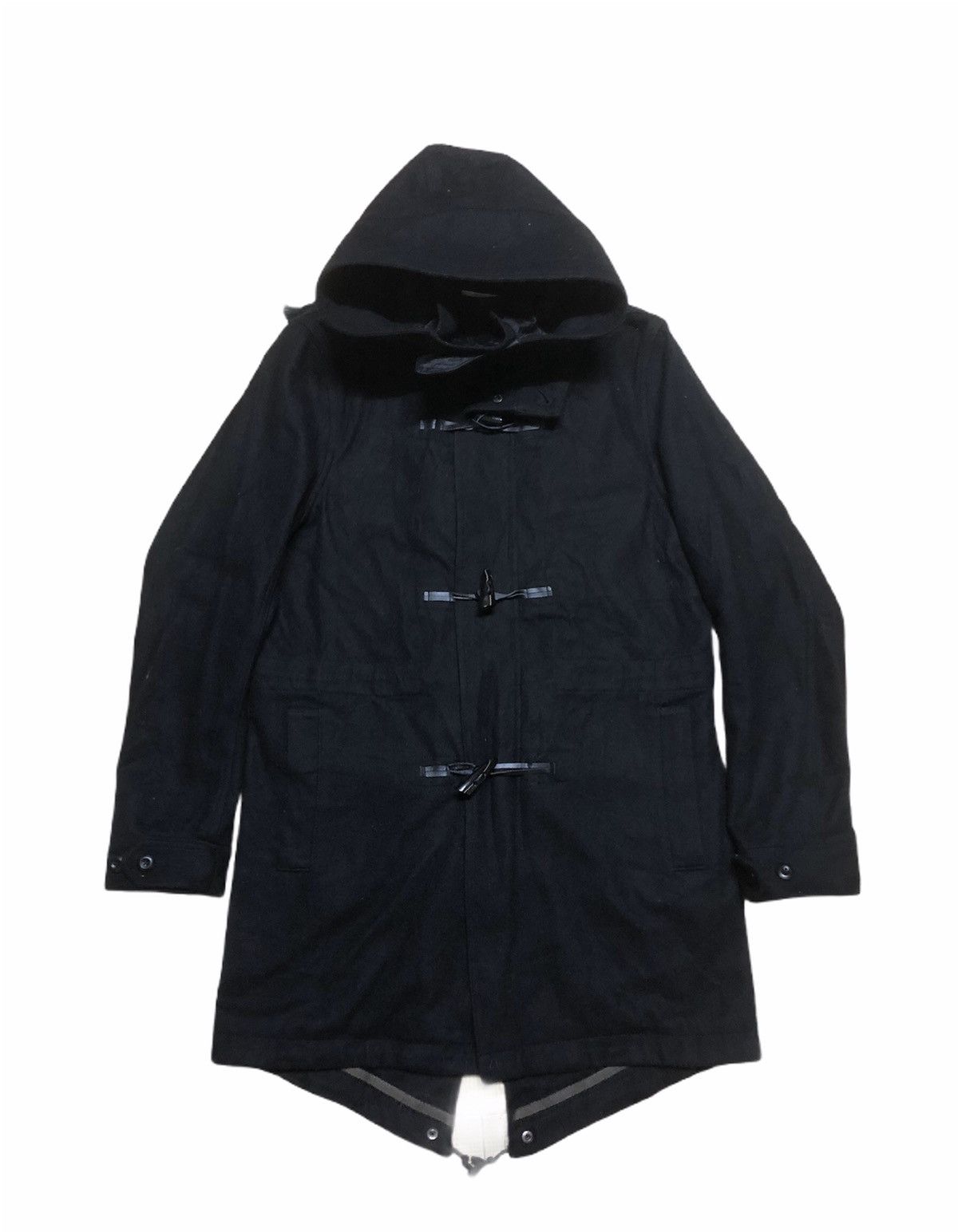 🔥 Black Parkas Fish Tail Hamnett London Warm Coat