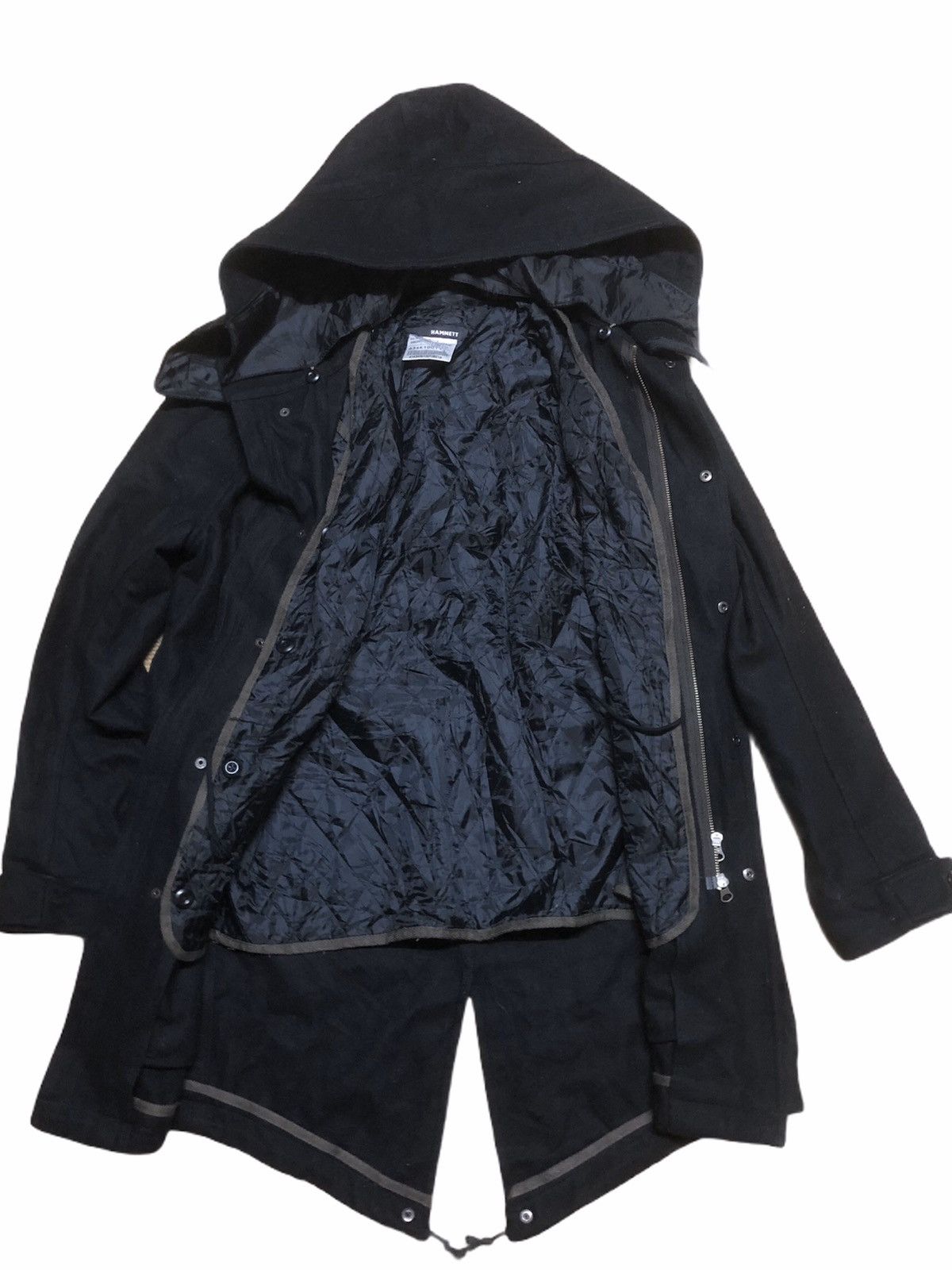 Katharine Hamnett London 🔥 Black Parkas Fish Tail Hamnett London Warm Coat Size US M / EU 48-50 / 2 - 2 Thumbnail