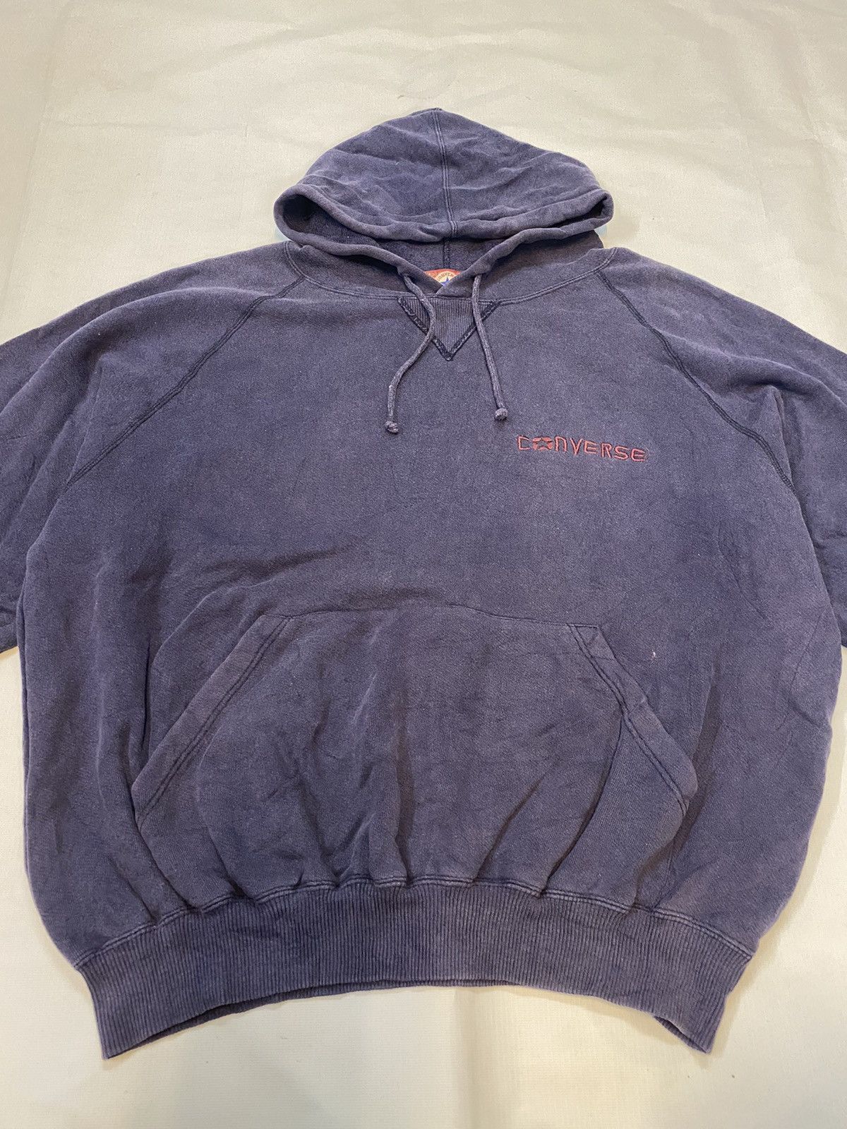Converse × Vintage Vintage Converse Hoodie Size US L / EU 52-54 / 3 - 3 Thumbnail
