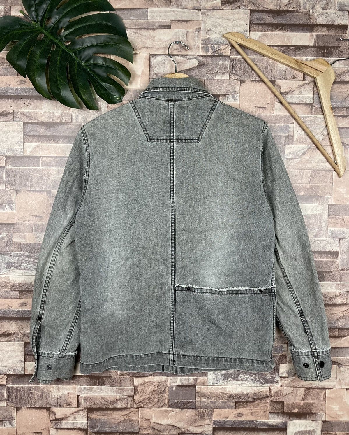 Japanese Brand Nicole Distressed Jacket Size US M / EU 48-50 / 2 - 2 Thumbnail