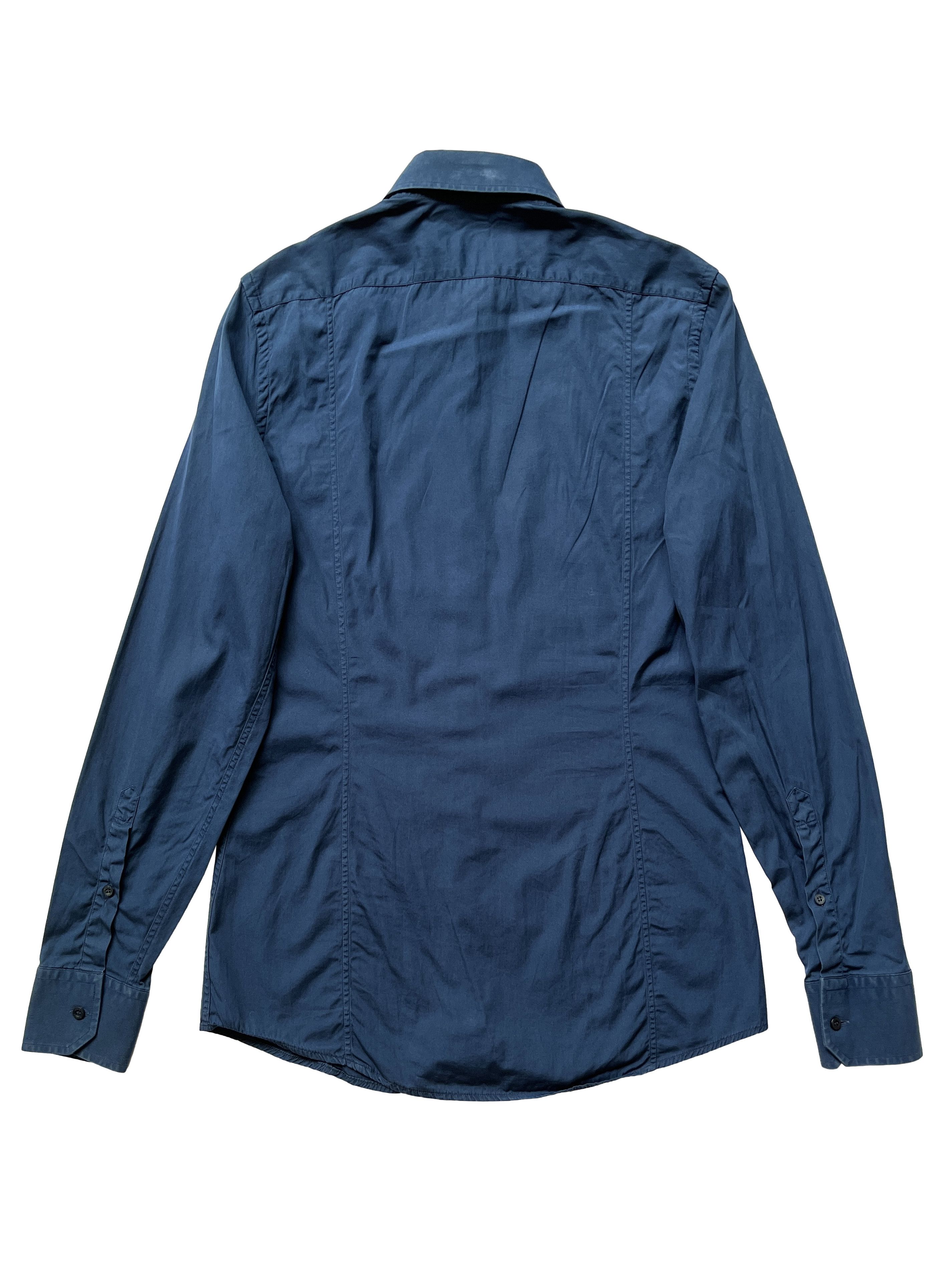 Gucci ⚡️QUICK SALE⚡️2000s' Gucci by Tom Ford Blue Shirt Size US M / EU 48-50 / 2 - 2 Thumbnail