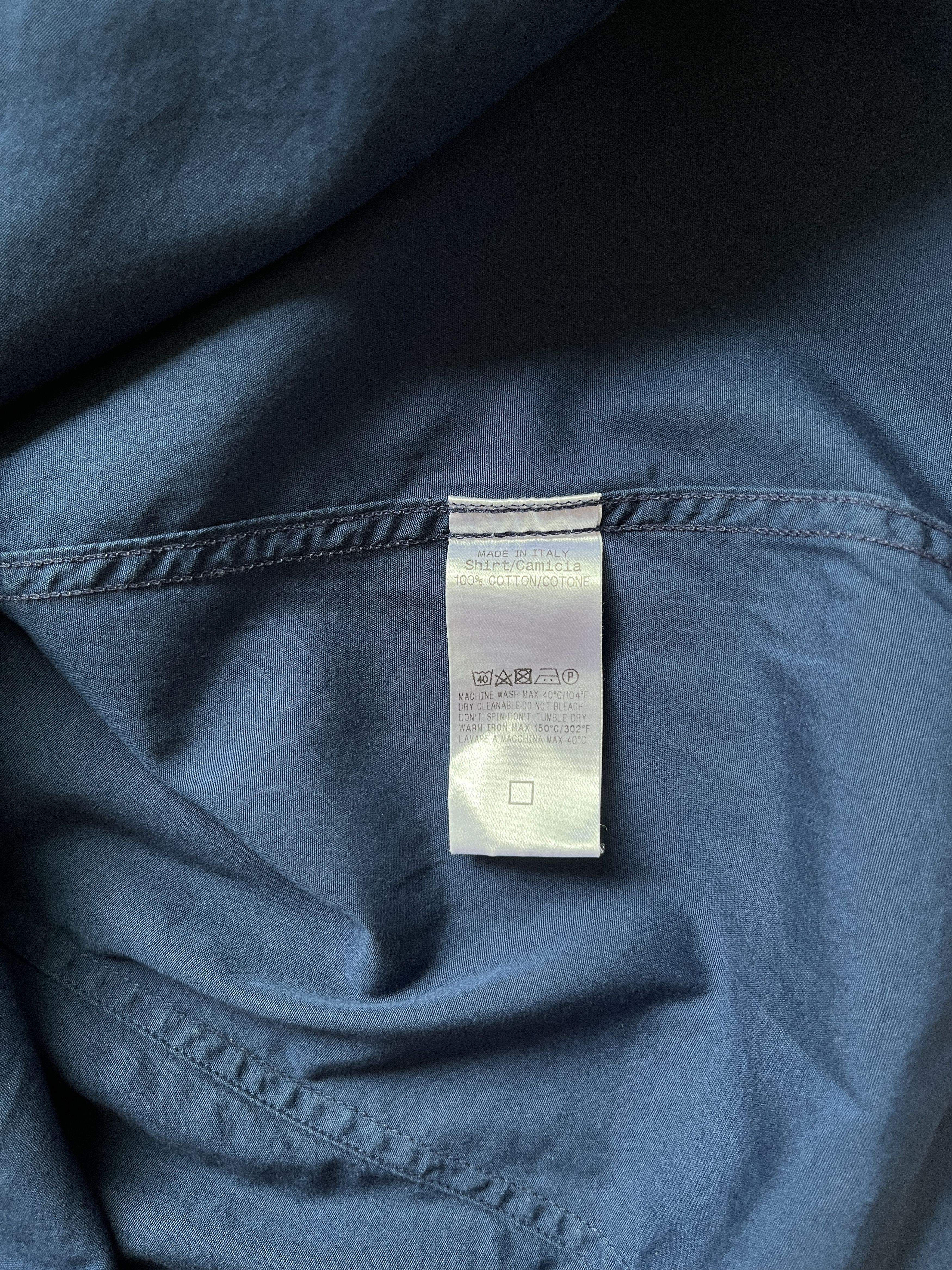 Gucci ⚡️QUICK SALE⚡️2000s' Gucci by Tom Ford Blue Shirt Size US M / EU 48-50 / 2 - 4 Thumbnail