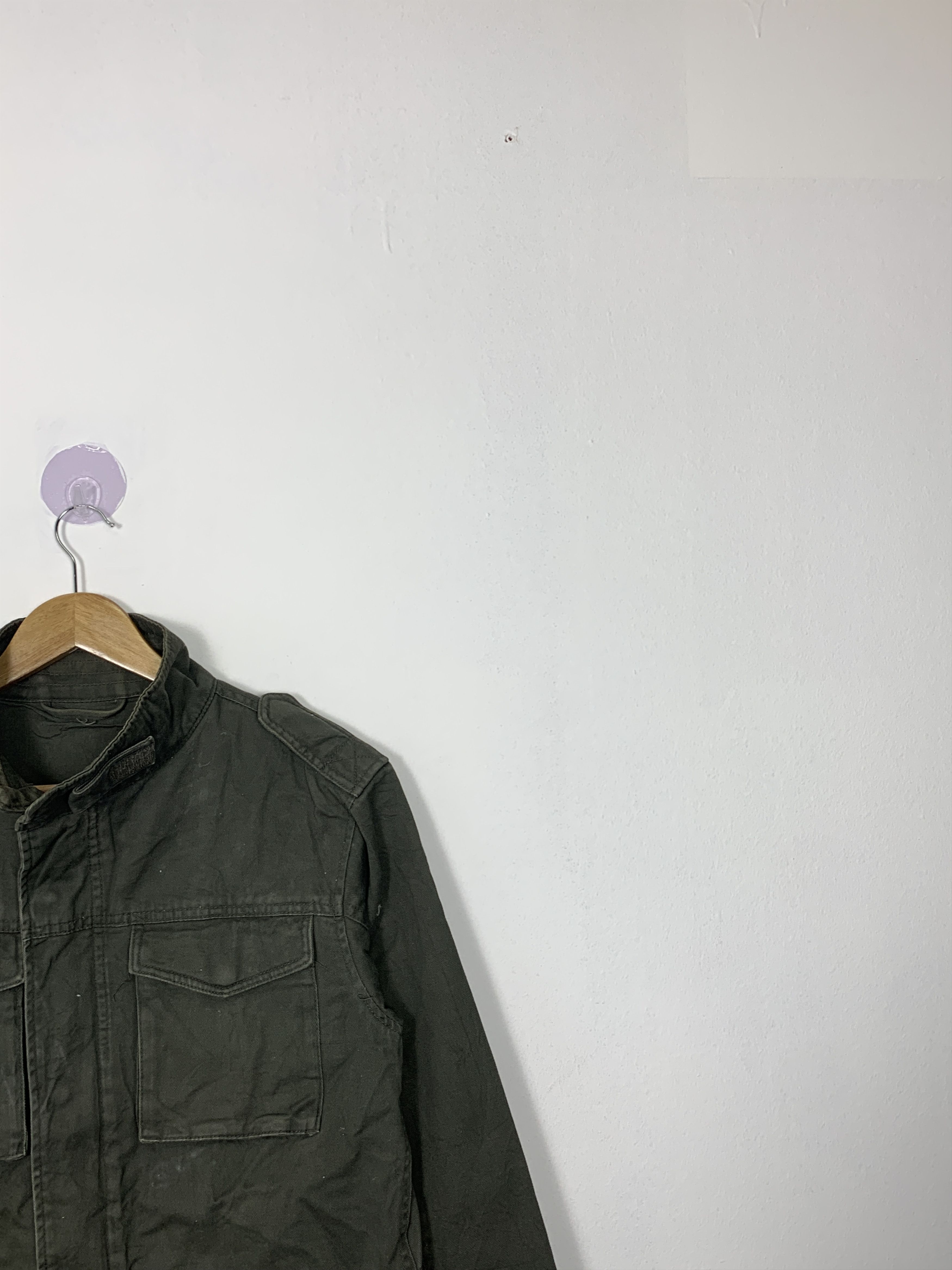 GU Vintage Rugged GU Multi Pocket Zip Up Military Jacket J0751 Size US S / EU 44-46 / 1 - 3 Thumbnail