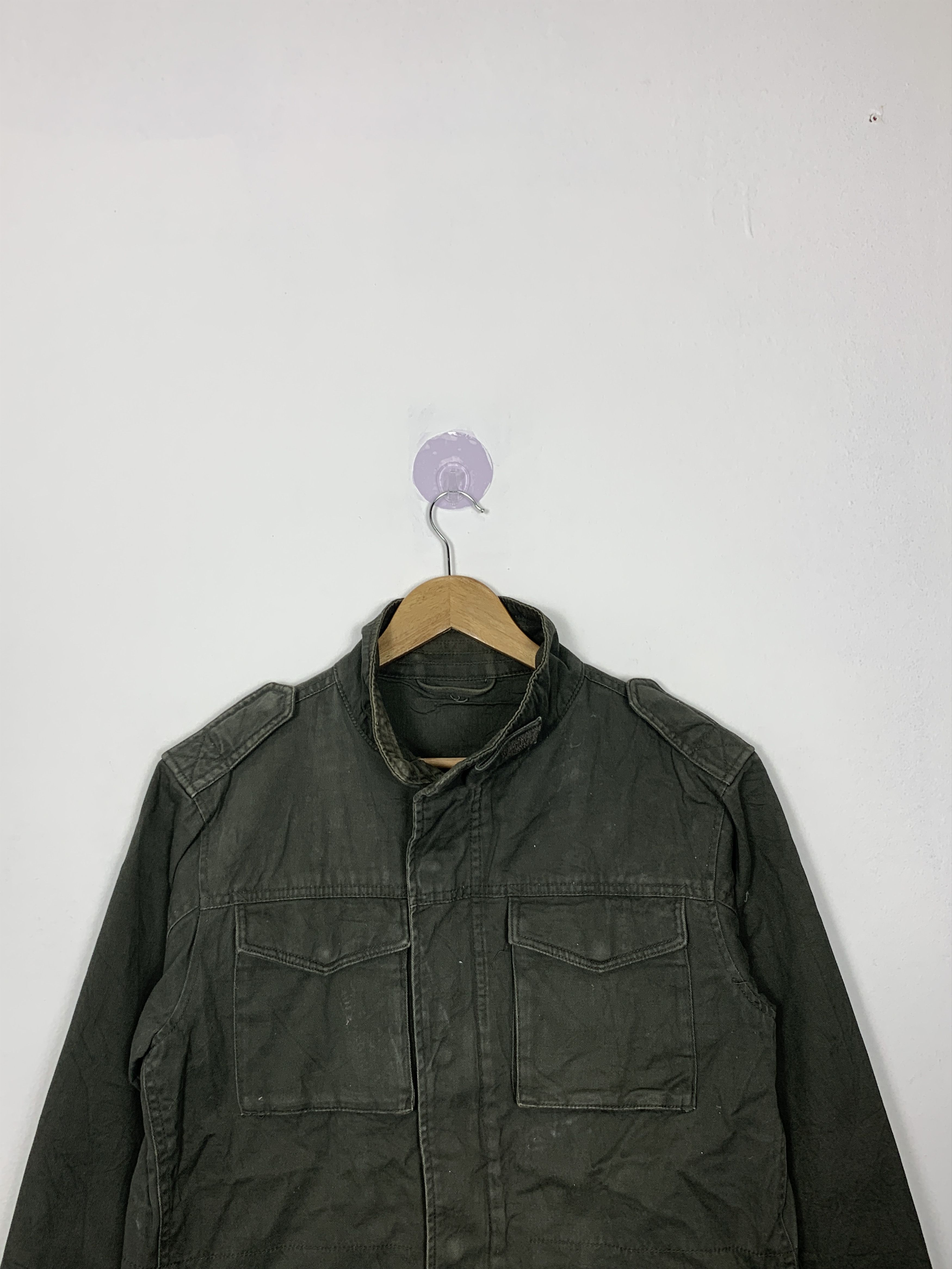 GU Vintage Rugged GU Multi Pocket Zip Up Military Jacket J0751 Size US S / EU 44-46 / 1 - 2 Thumbnail