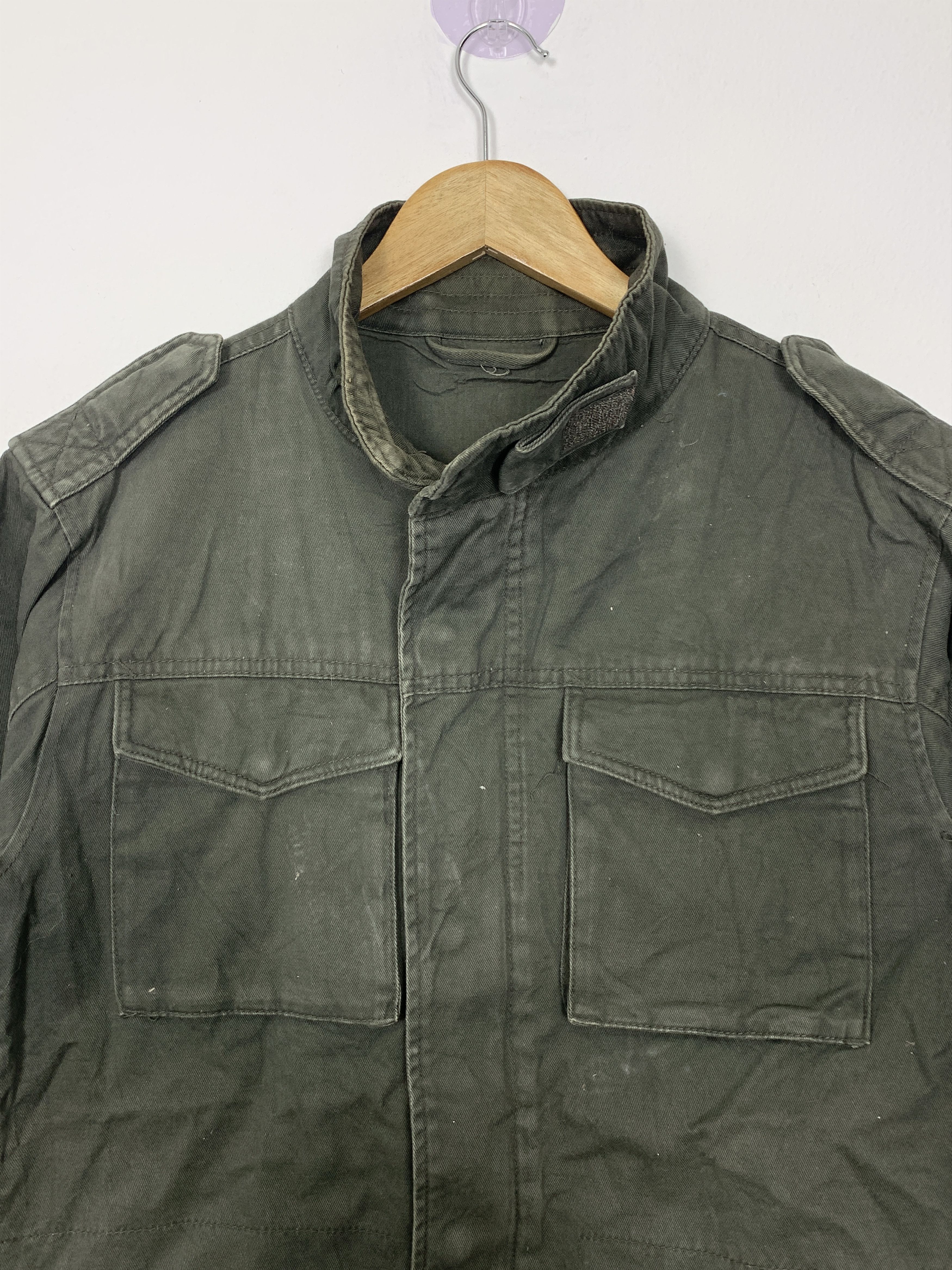 GU Vintage Rugged GU Multi Pocket Zip Up Military Jacket J0751 Size US S / EU 44-46 / 1 - 4 Thumbnail
