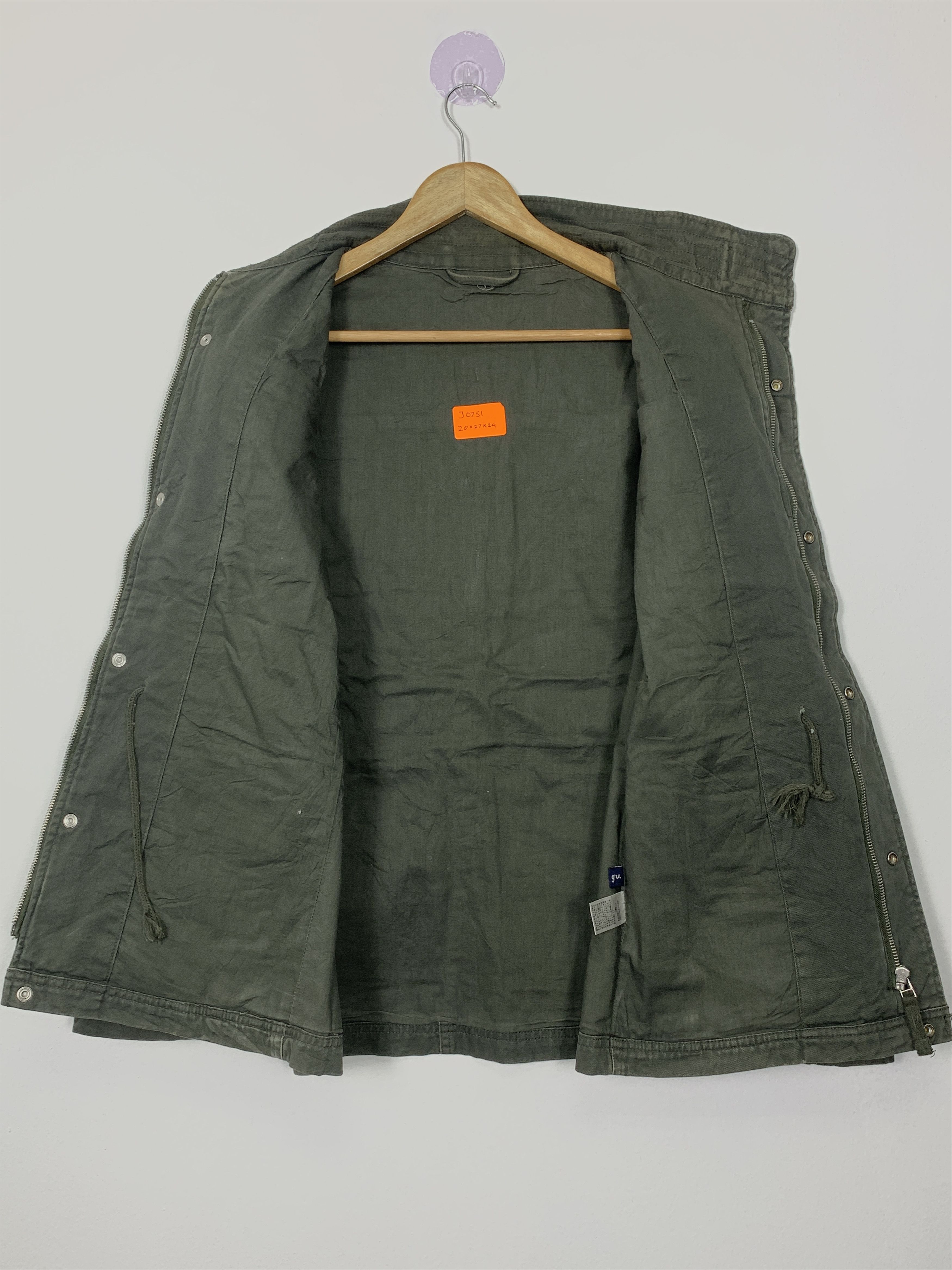 GU Vintage Rugged GU Multi Pocket Zip Up Military Jacket J0751 Size US S / EU 44-46 / 1 - 9 Thumbnail