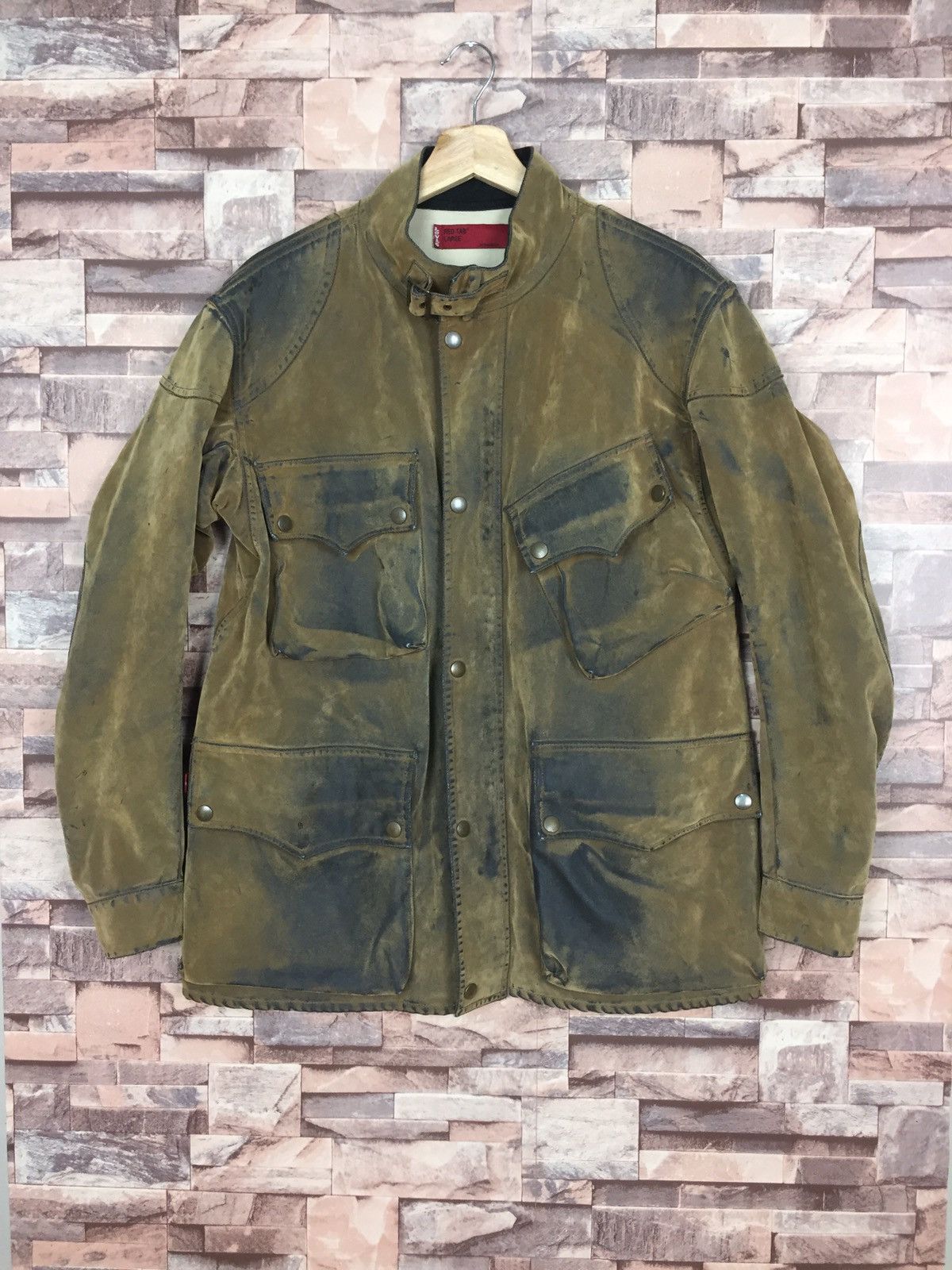 Levis red tab worker jacket worn condition