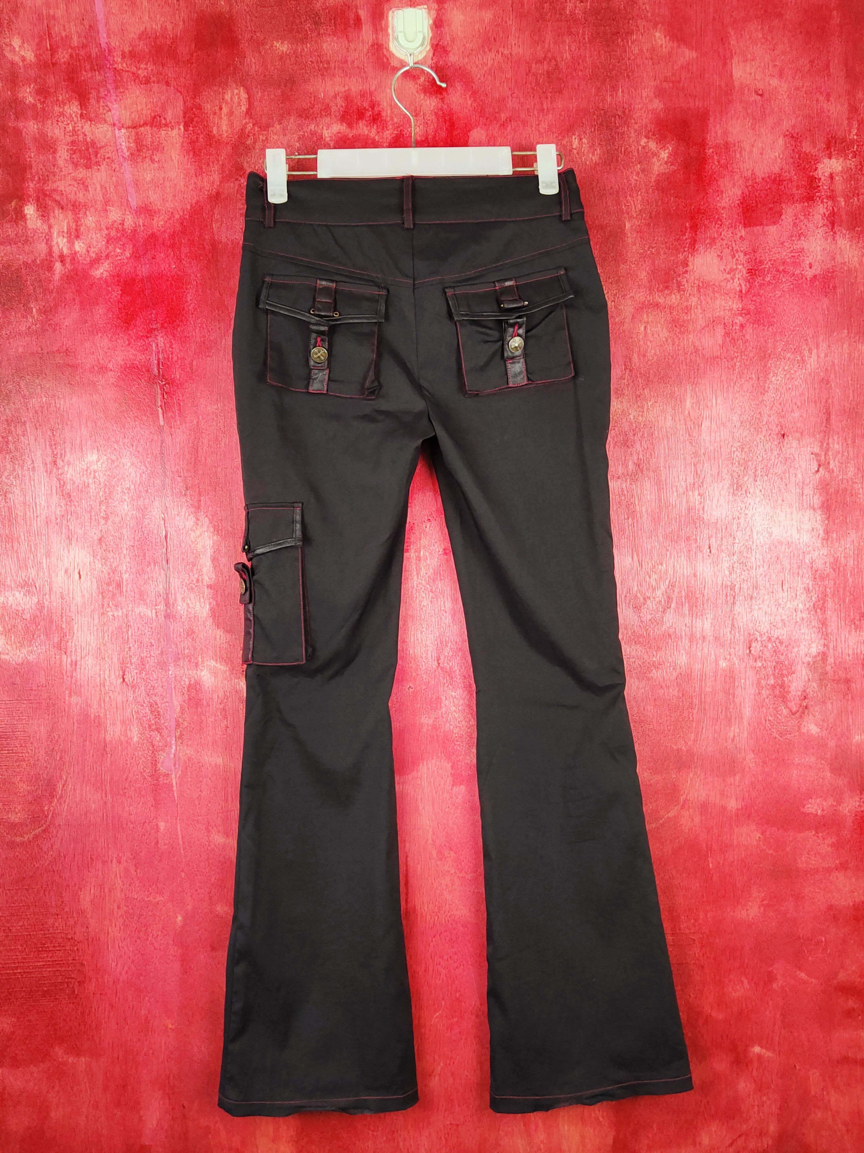 Japanese Brand DL Ozz On black punk seditionaries like if6was9 pants #S354 Size 25" / US 0 / IT 36 - 8 Thumbnail