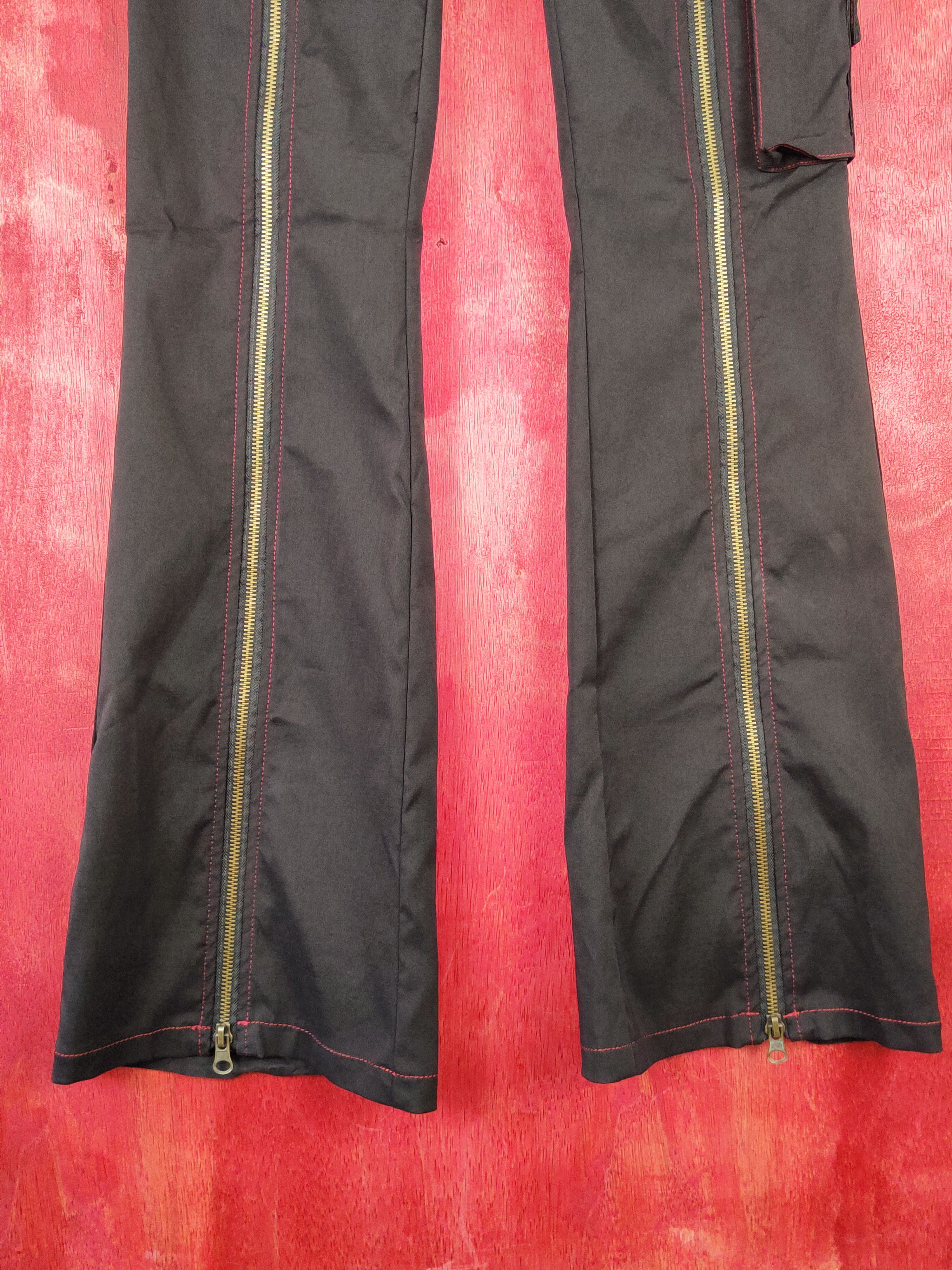 Japanese Brand DL Ozz On black punk seditionaries like if6was9 pants #S354 Size 25" / US 0 / IT 36 - 3 Thumbnail