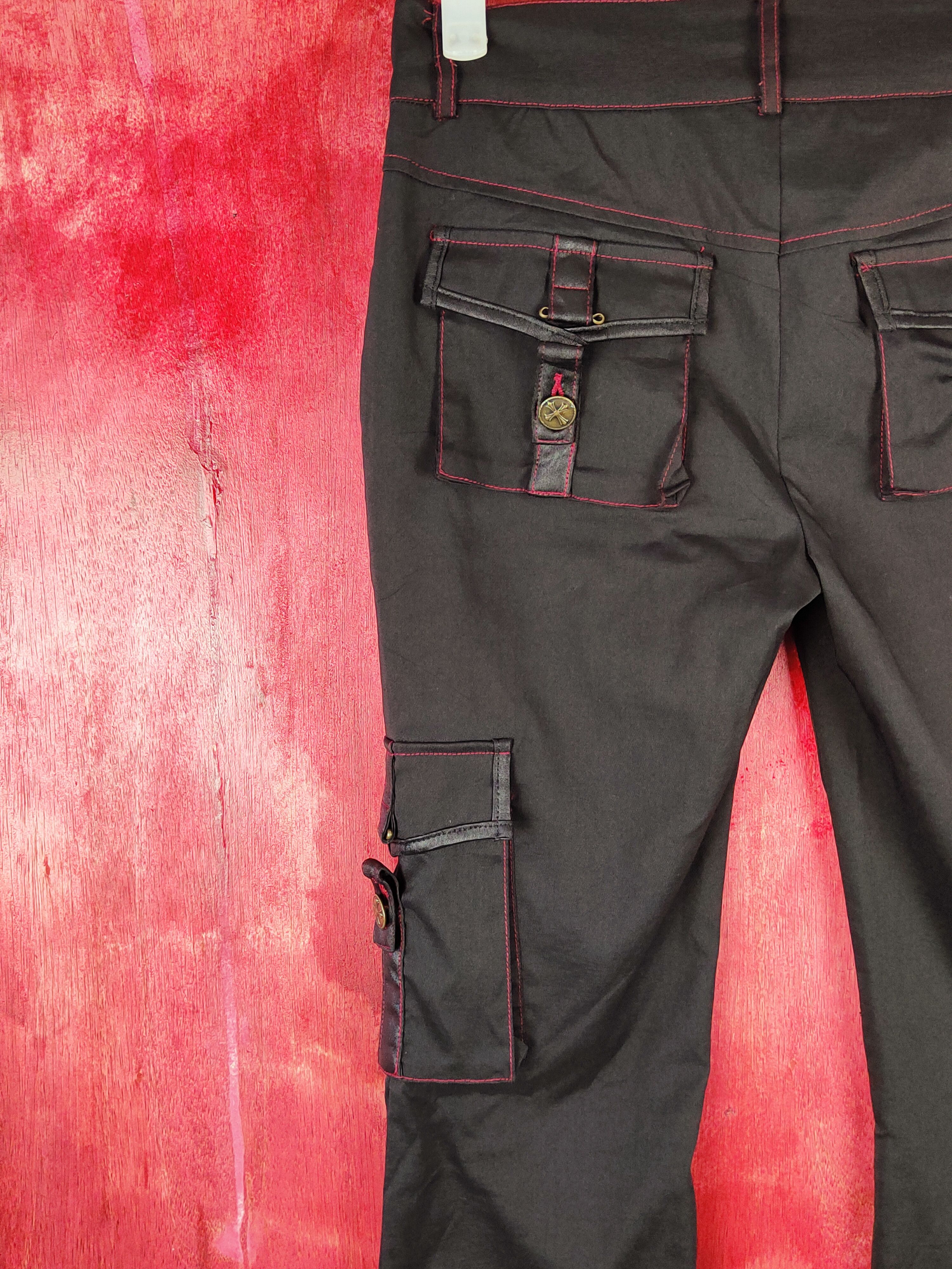 Japanese Brand DL Ozz On black punk seditionaries like if6was9 pants #S354 Size 25" / US 0 / IT 36 - 12 Thumbnail
