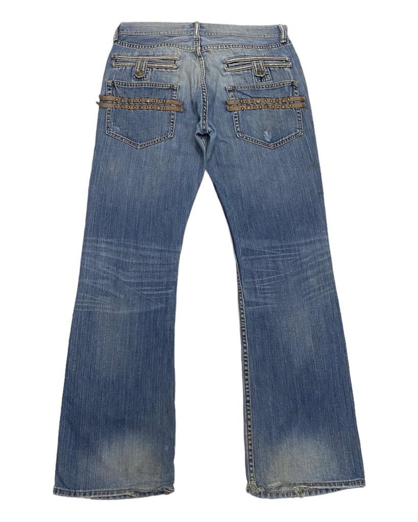 Hysteric Glamour FLARED🔥VILLAND RIPPED FLARE DISTRESSED BOOTCUT JEANS Size US 34 / EU 50 - 9 Thumbnail