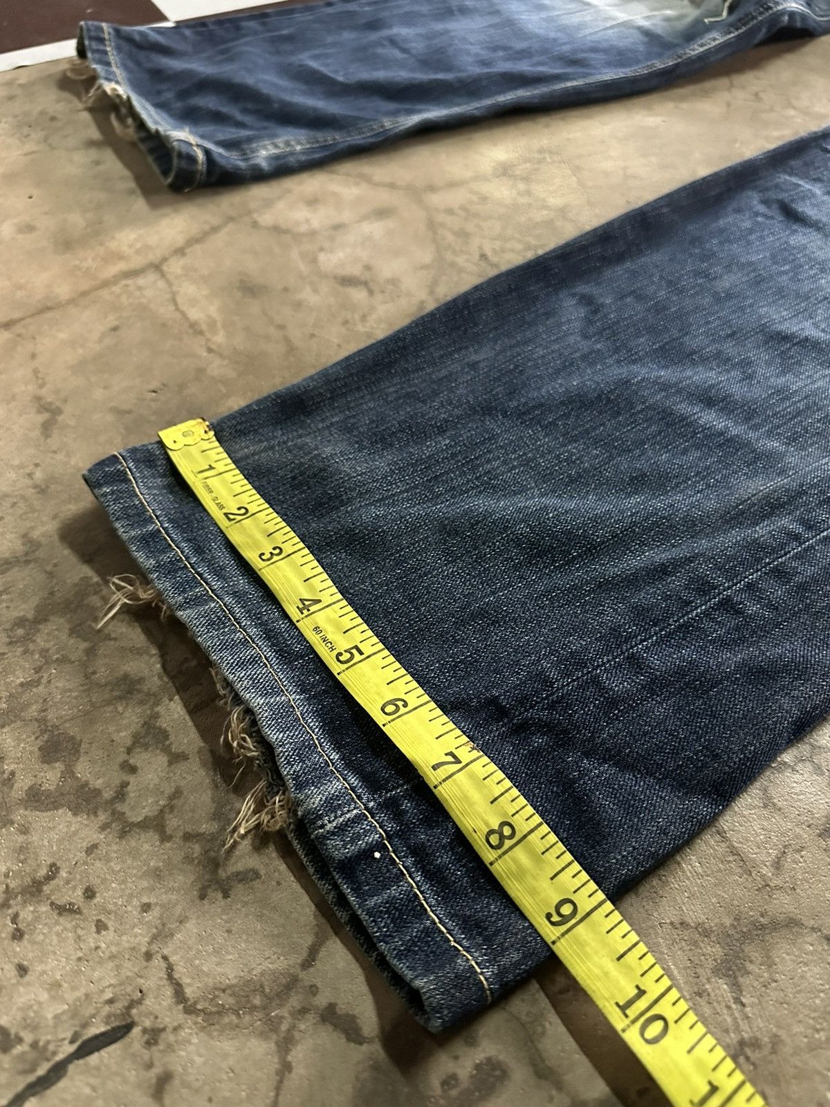 Lee 32x29 Lee cowboy buckle back blue denim jeans Size US 31 - 10 Thumbnail