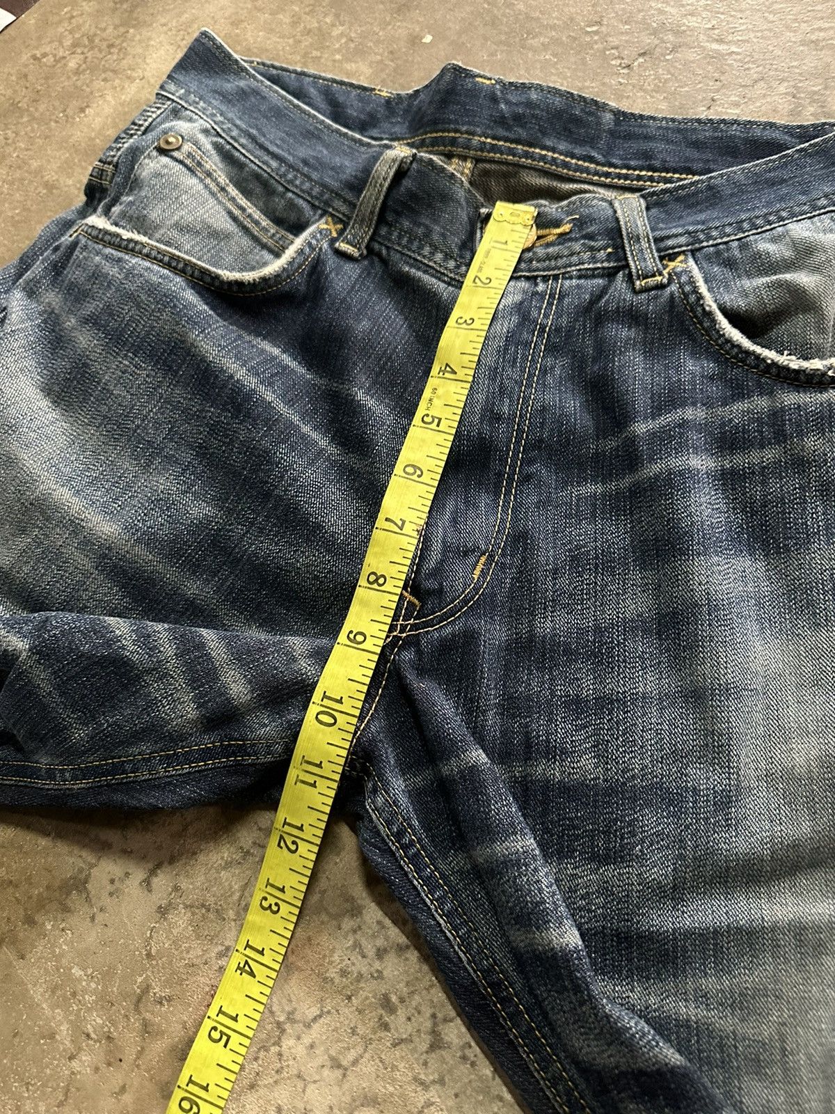 Lee 32x29 Lee cowboy buckle back blue denim jeans Size US 31 - 13 Thumbnail