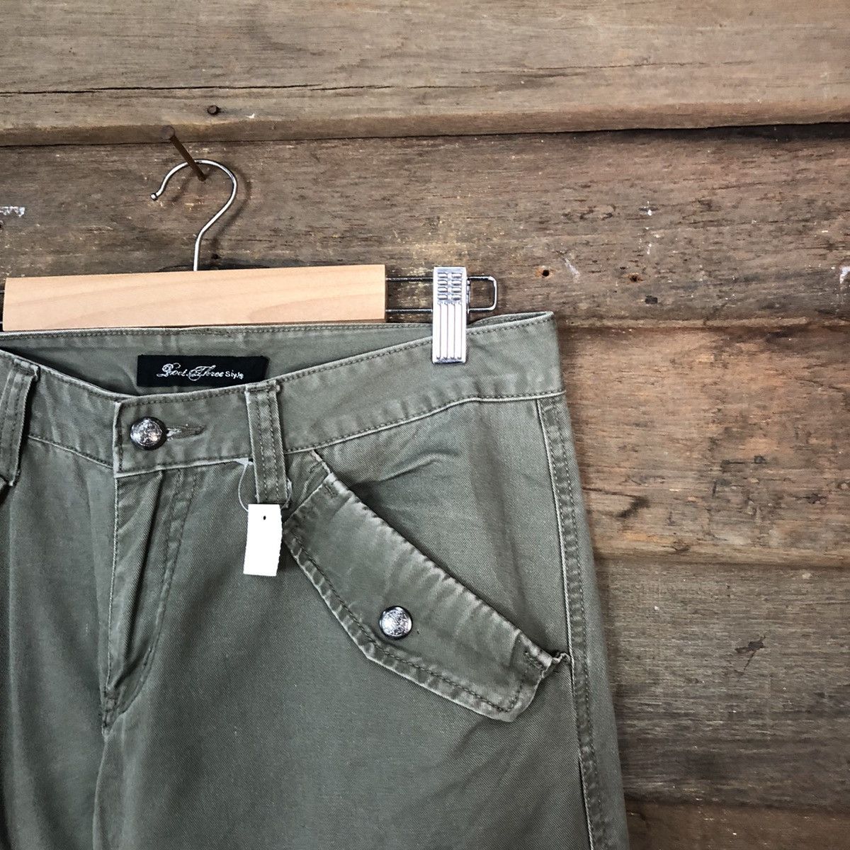 Japanese Brand DL Boot Three utility Cargo Multipocket Pants #1878 Size 30" / US 8 / IT 44 - 5 Thumbnail
