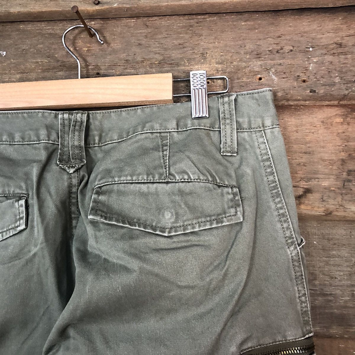 Japanese Brand DL Boot Three utility Cargo Multipocket Pants #1878 Size 30" / US 8 / IT 44 - 14 Thumbnail