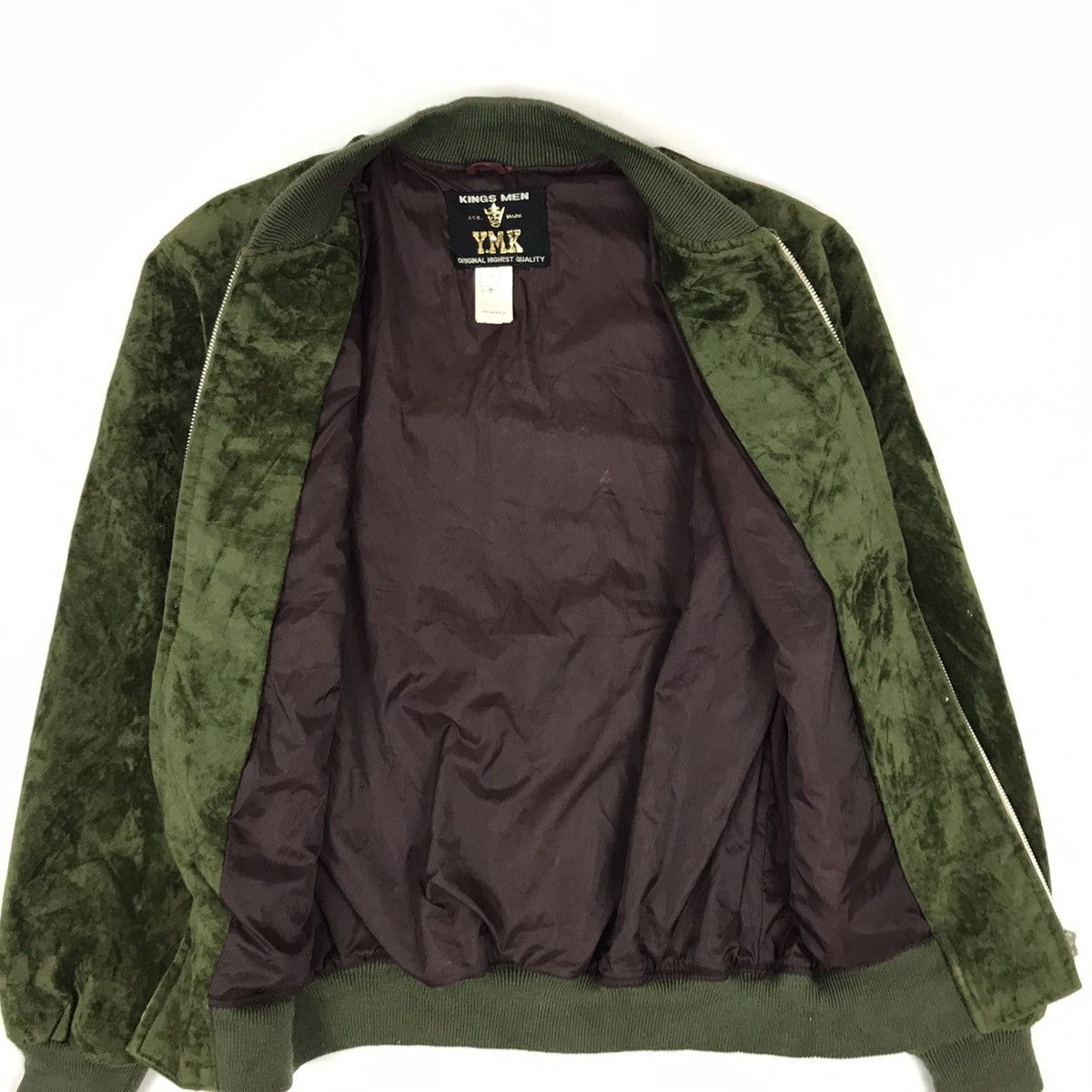 Japanese Brand × Velvet × Vintage Vintage Velvet Bomber Jacket Size US M / EU 48-50 / 2 - 4 Thumbnail