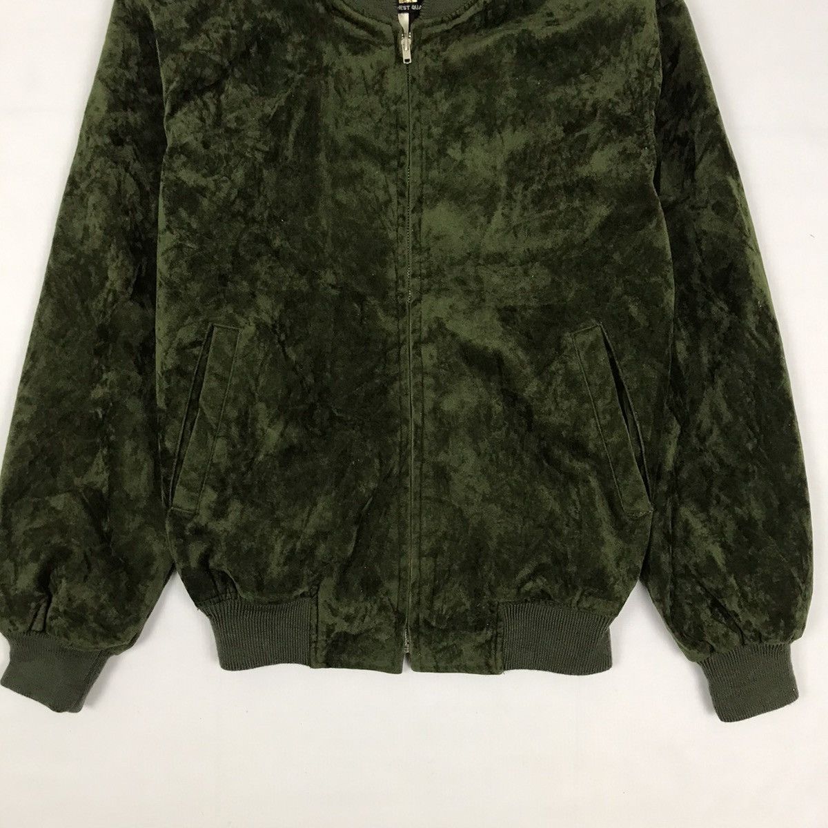 Japanese Brand × Velvet × Vintage Vintage Velvet Bomber Jacket Size US M / EU 48-50 / 2 - 2 Thumbnail