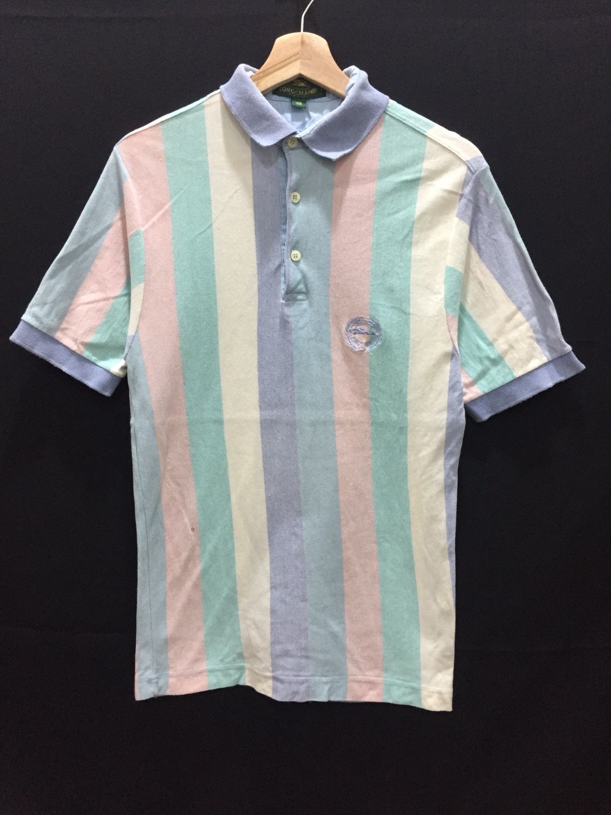 Longchamp Longchamp Stripe Colour Tee #T1-17 Size US M / EU 48-50 / 2 - 1 Thumbnail